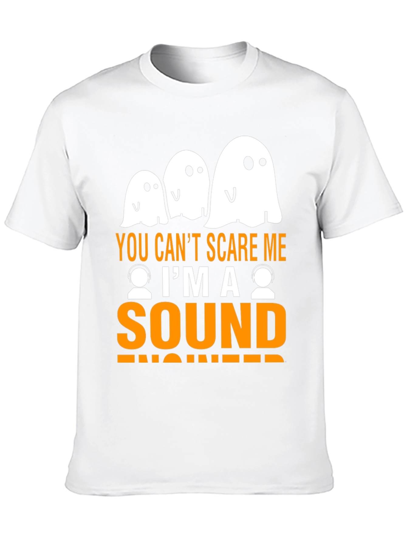 Sound Engineer Halloween Ghost T-Shirt