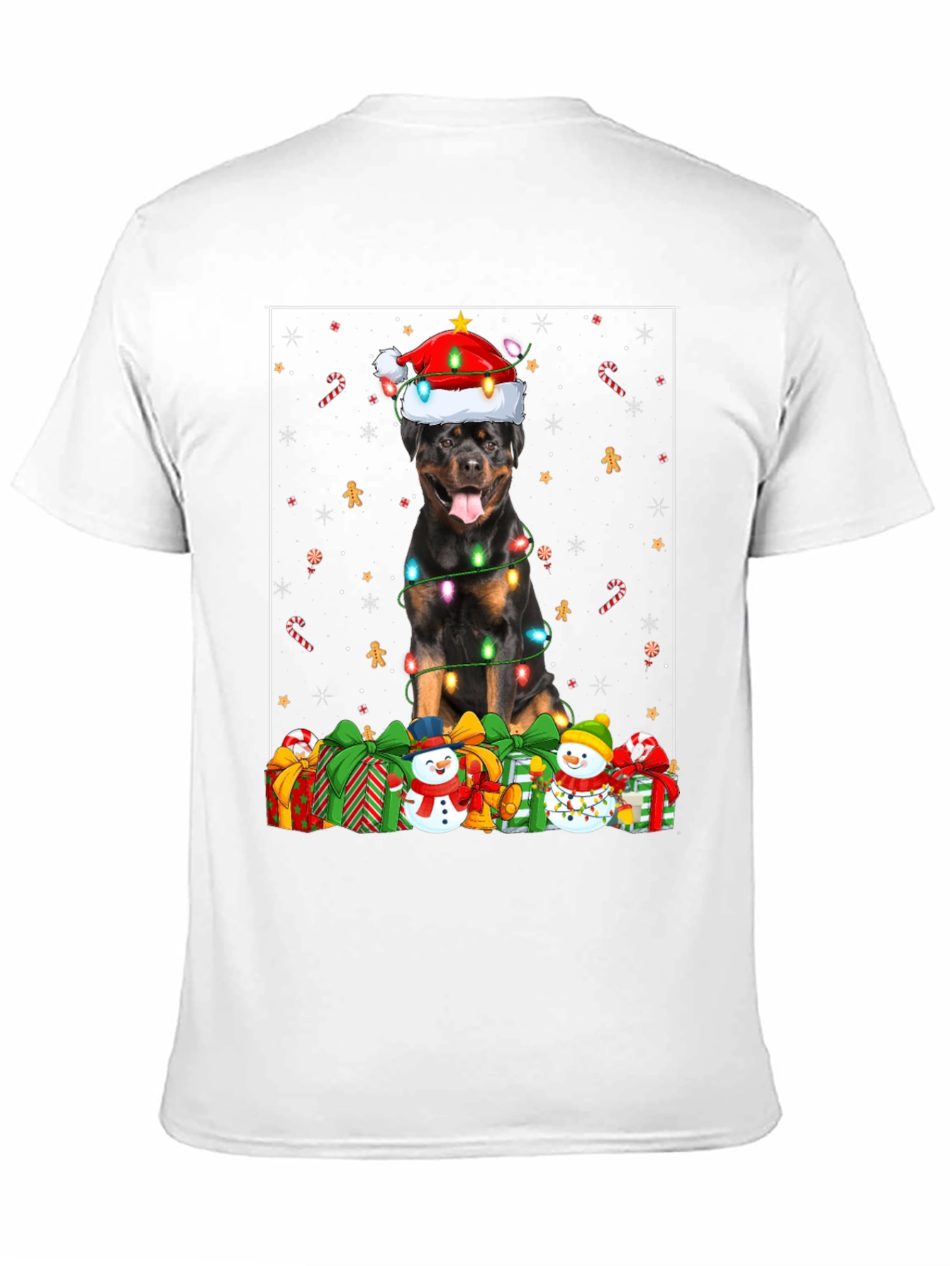 Rottweiler Christmas T-Shirt Holiday Dog Tee