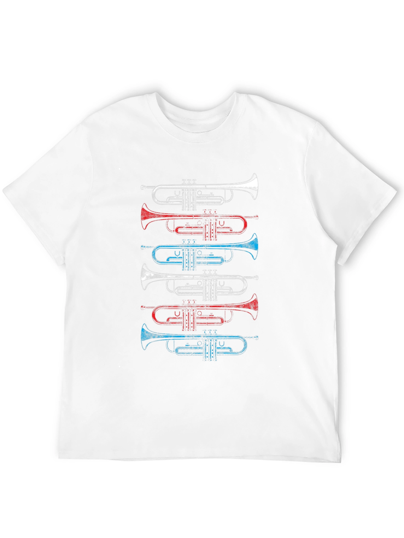 Trumpet Graphic Tee - Musical Instrument T-Shirt