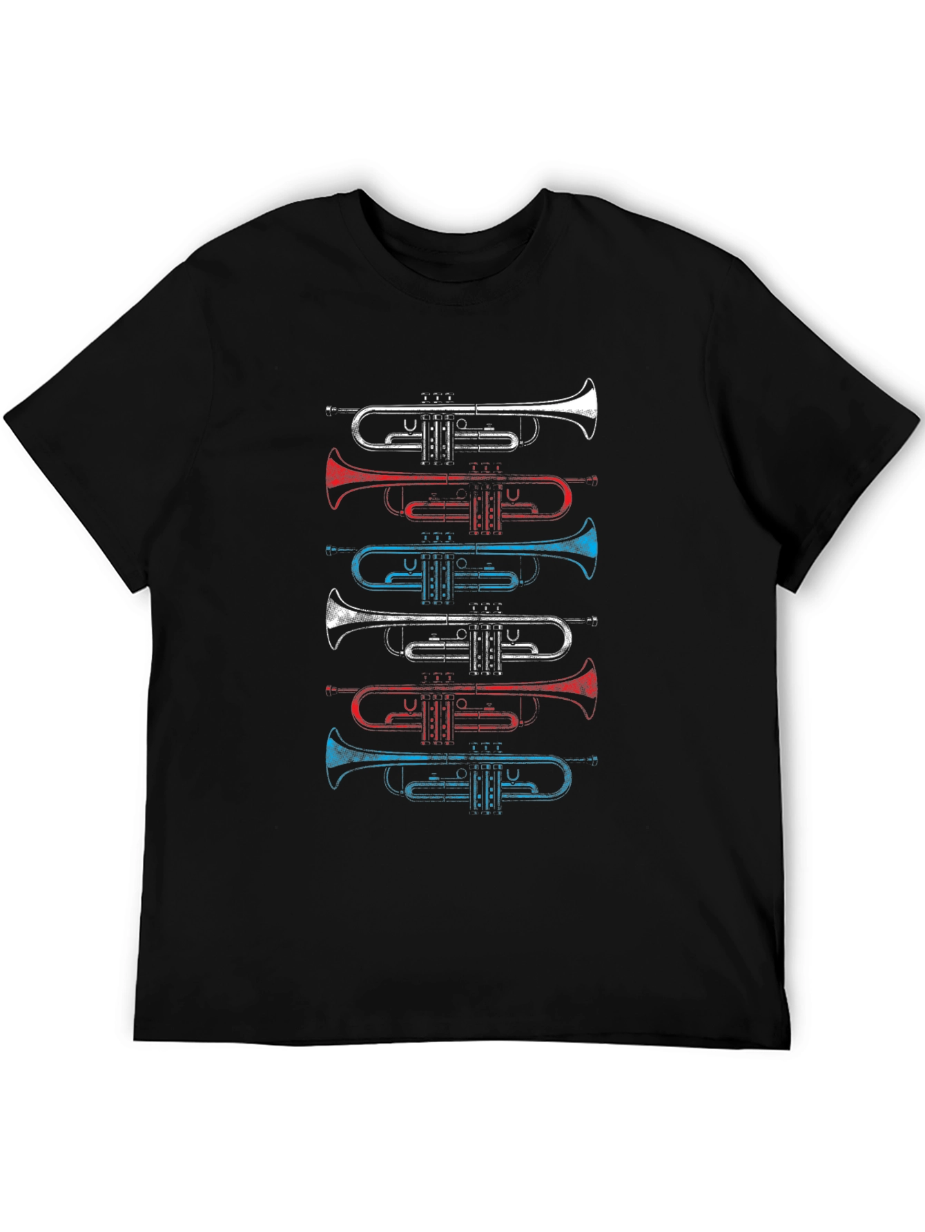 Trumpet Graphic Tee - Musical Instrument T-Shirt