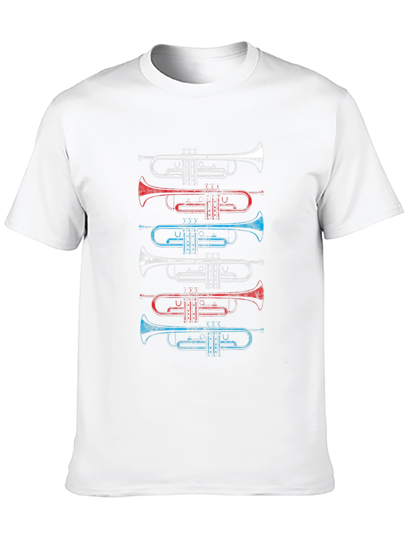 Trumpet Graphic Tee - Musical Instrument T-Shirt