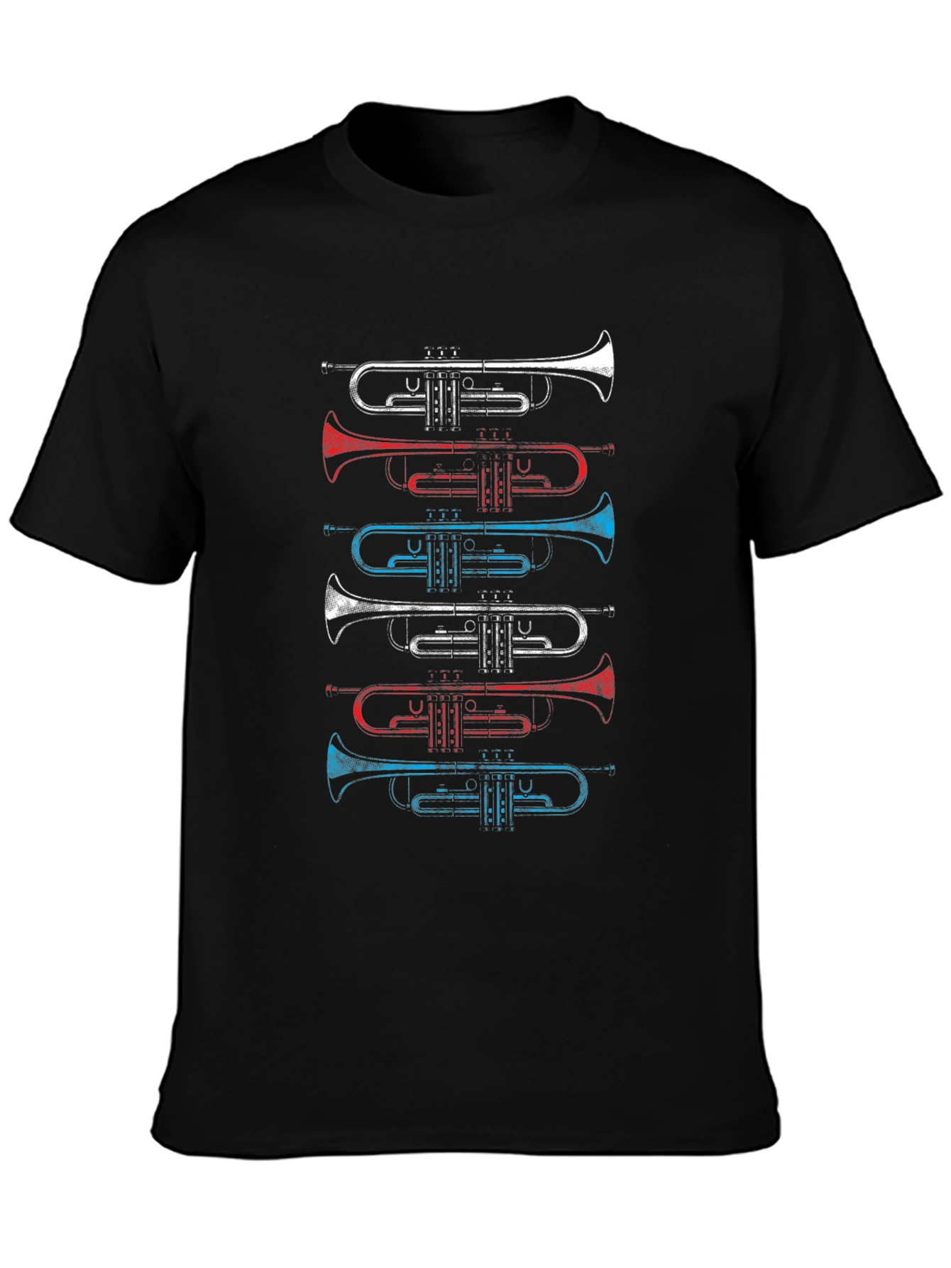 Trumpet Graphic Tee - Musical Instrument T-Shirt