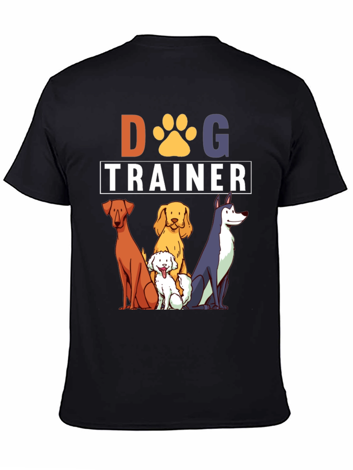Dog Trainer T-Shirt - Cute Cartoon Dogs