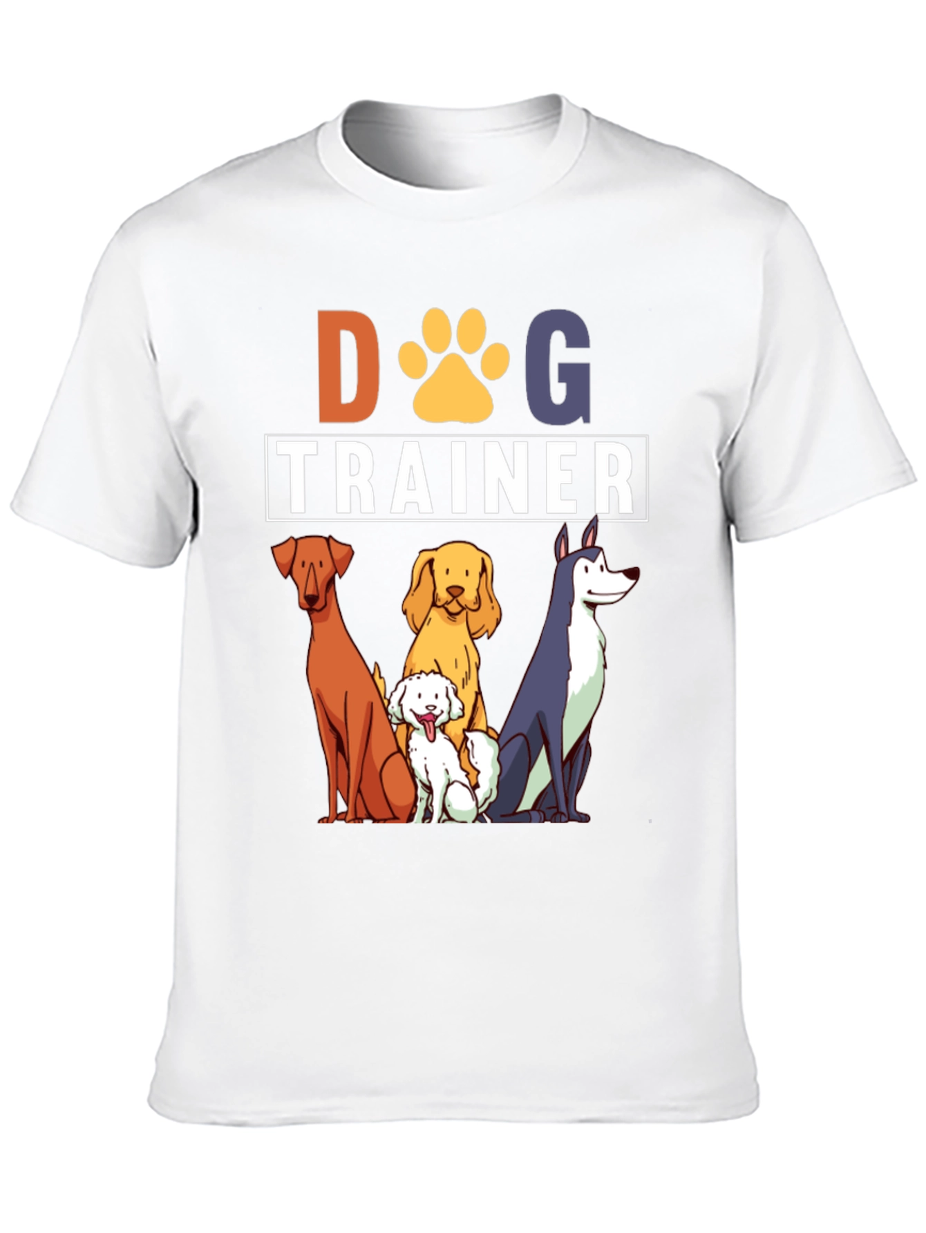 Dog Trainer T-Shirt - Cute Cartoon Dogs