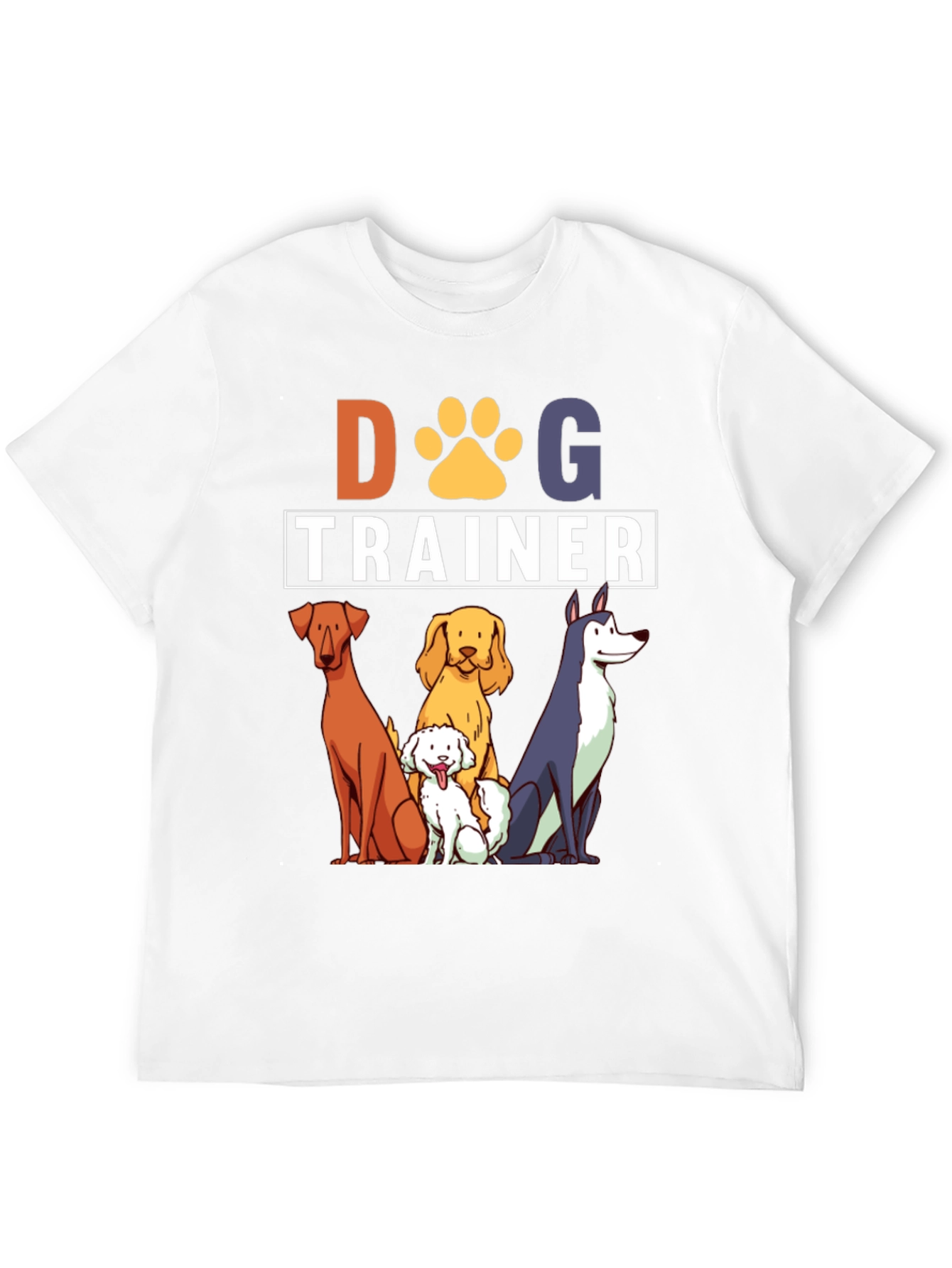 Dog Trainer T-Shirt - Cute Cartoon Dogs