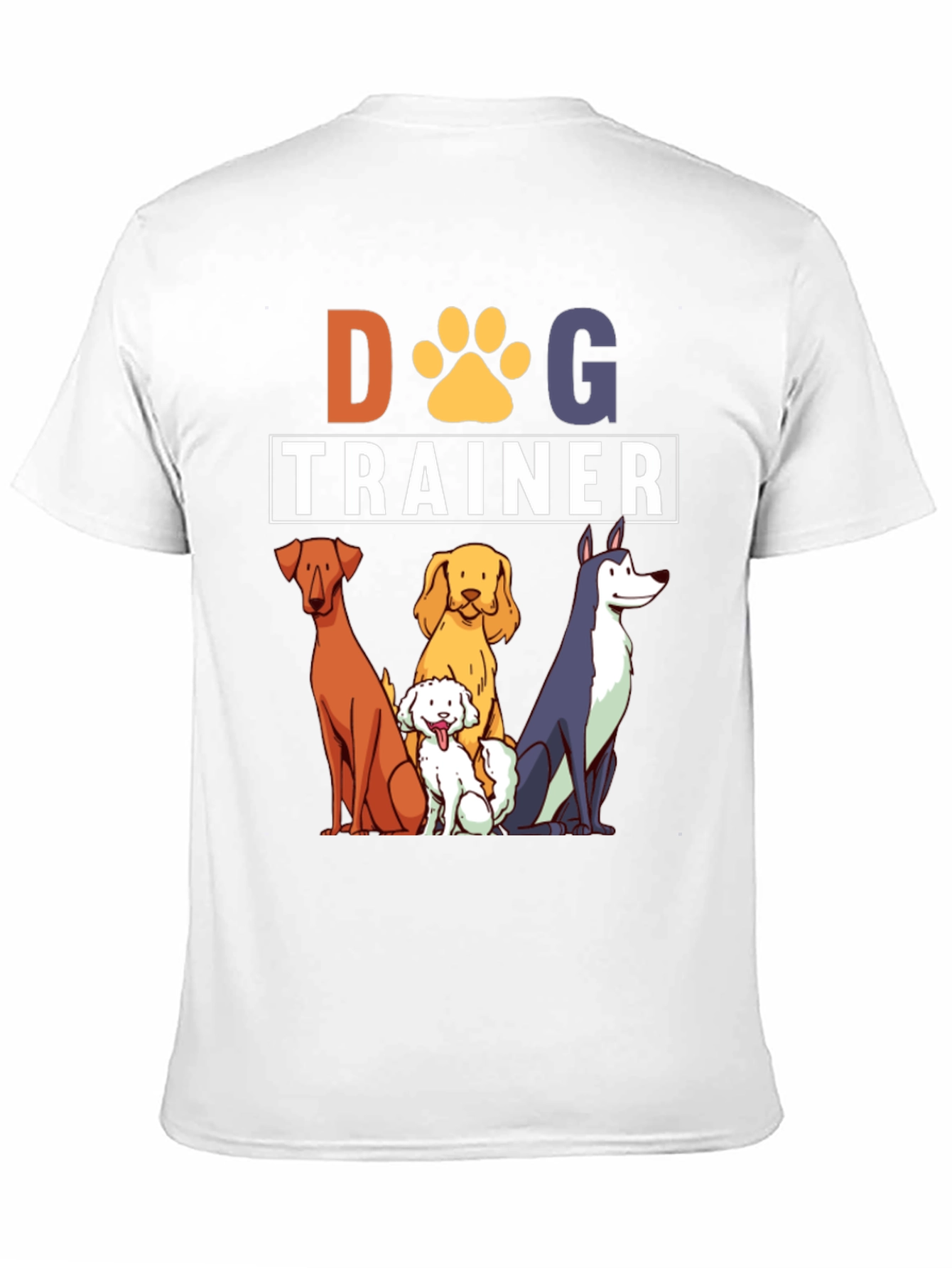 Dog Trainer T-Shirt - Cute Cartoon Dogs
