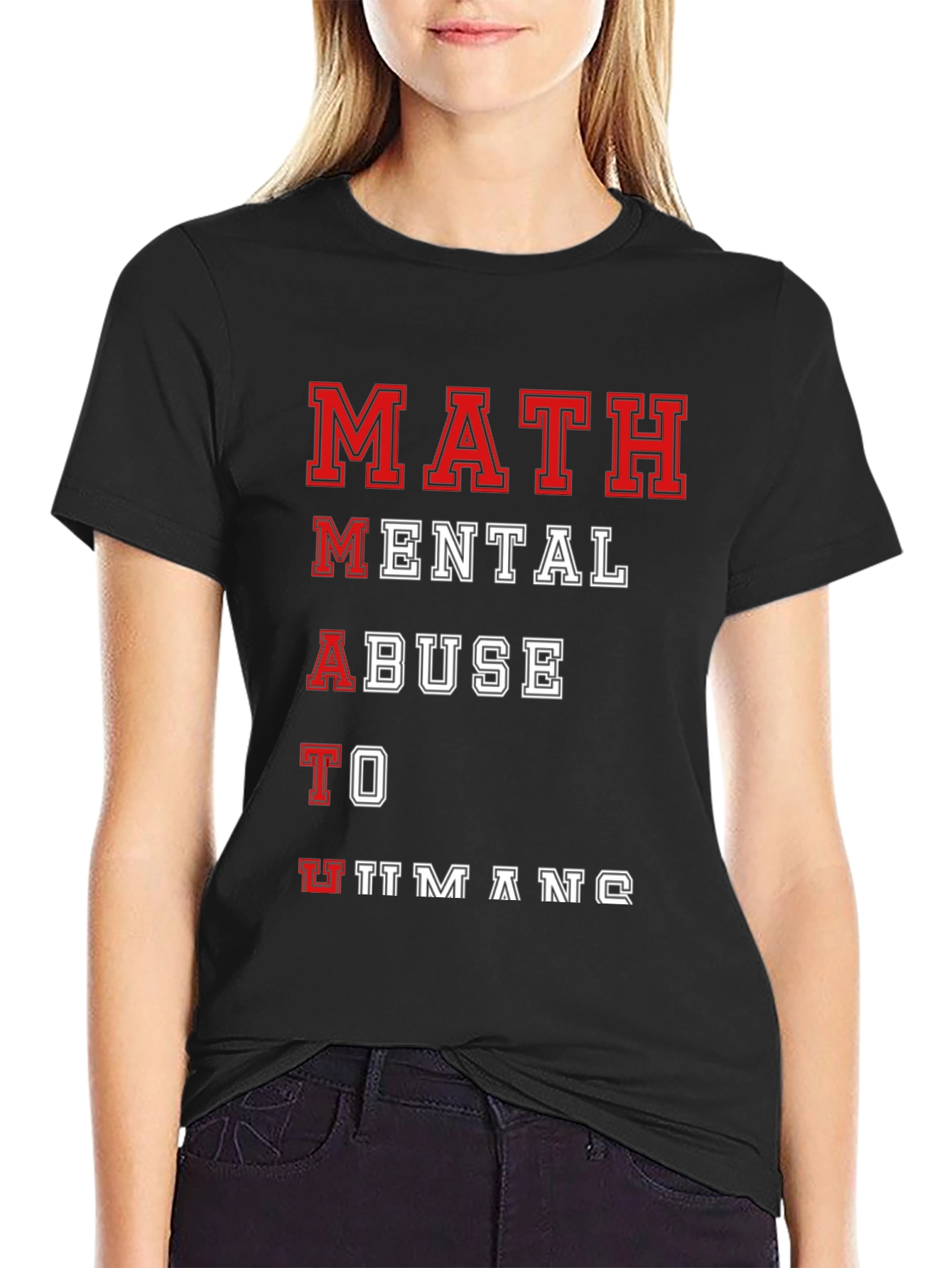 Funny Math Mental Abuse T-Shirt