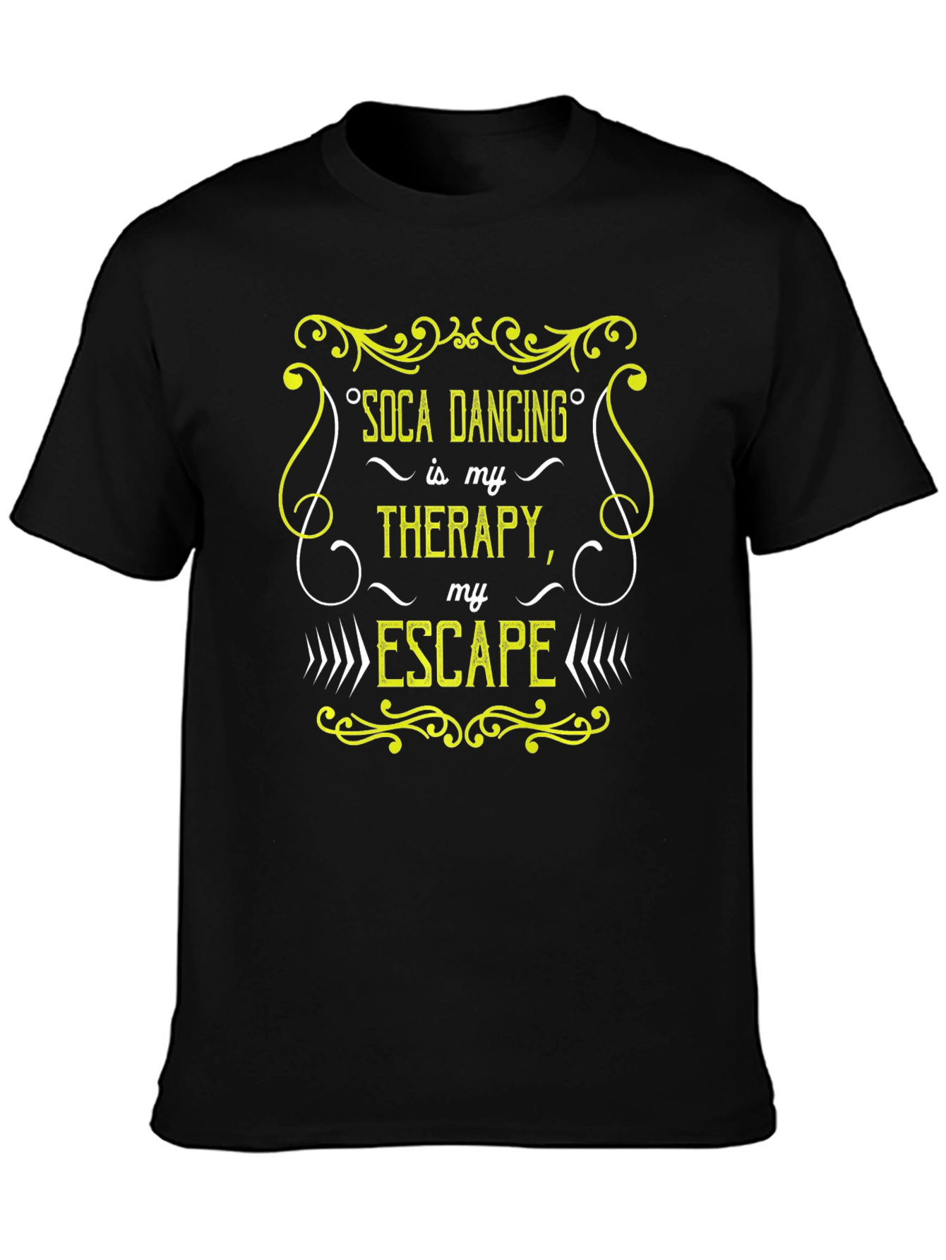Soca Dancing Therapy Black T-Shirt