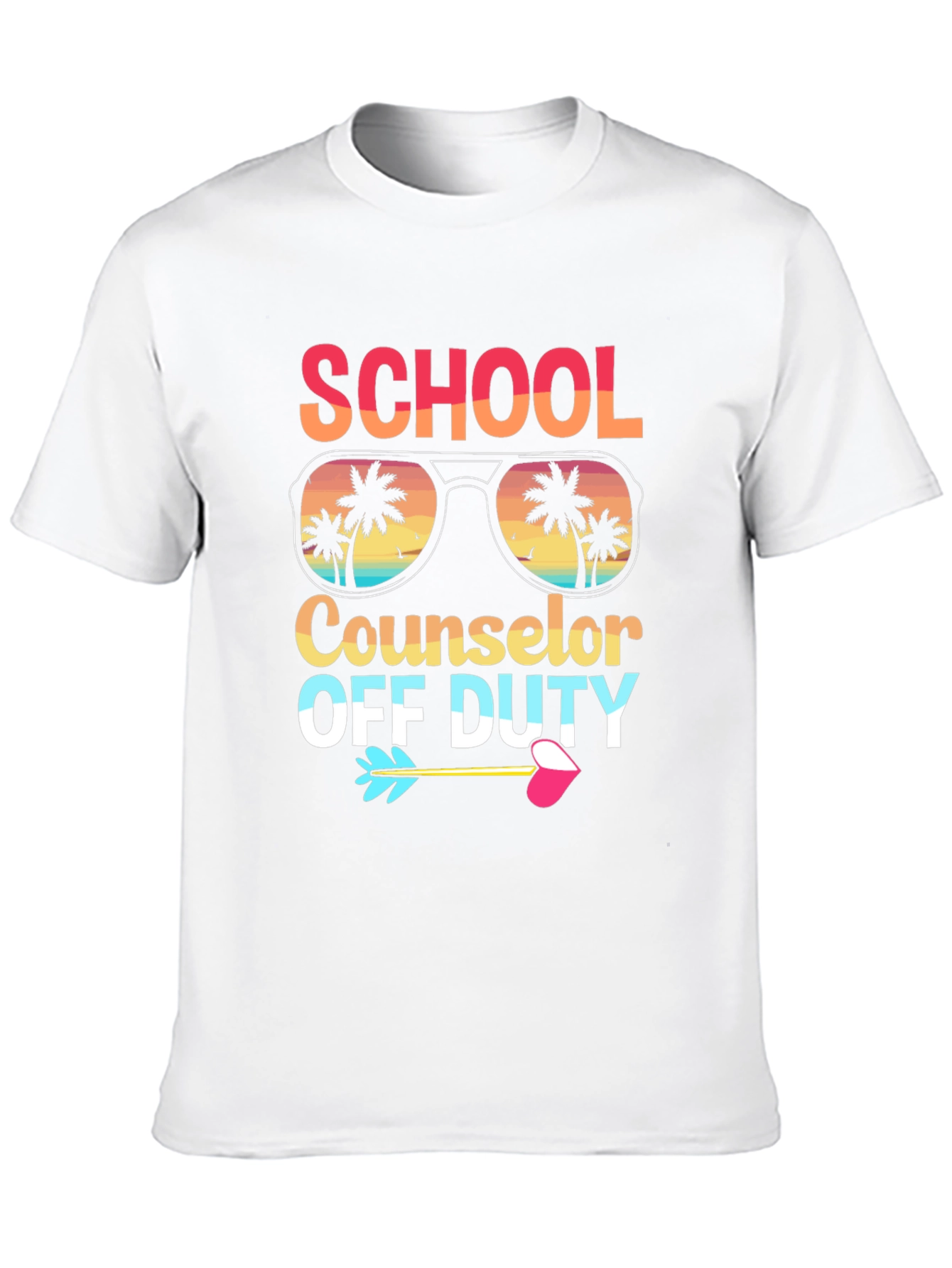 School Counselor Off Duty Graphic T-Shirt