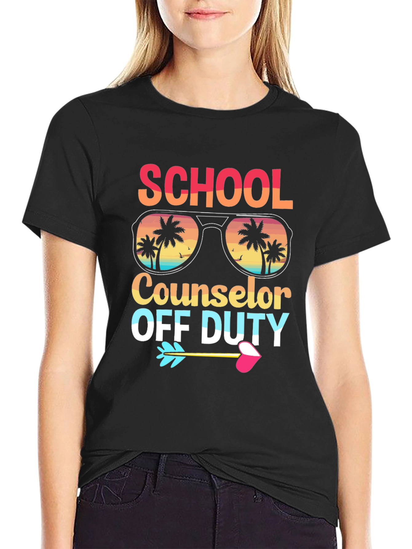 School Counselor Off Duty Graphic T-Shirt