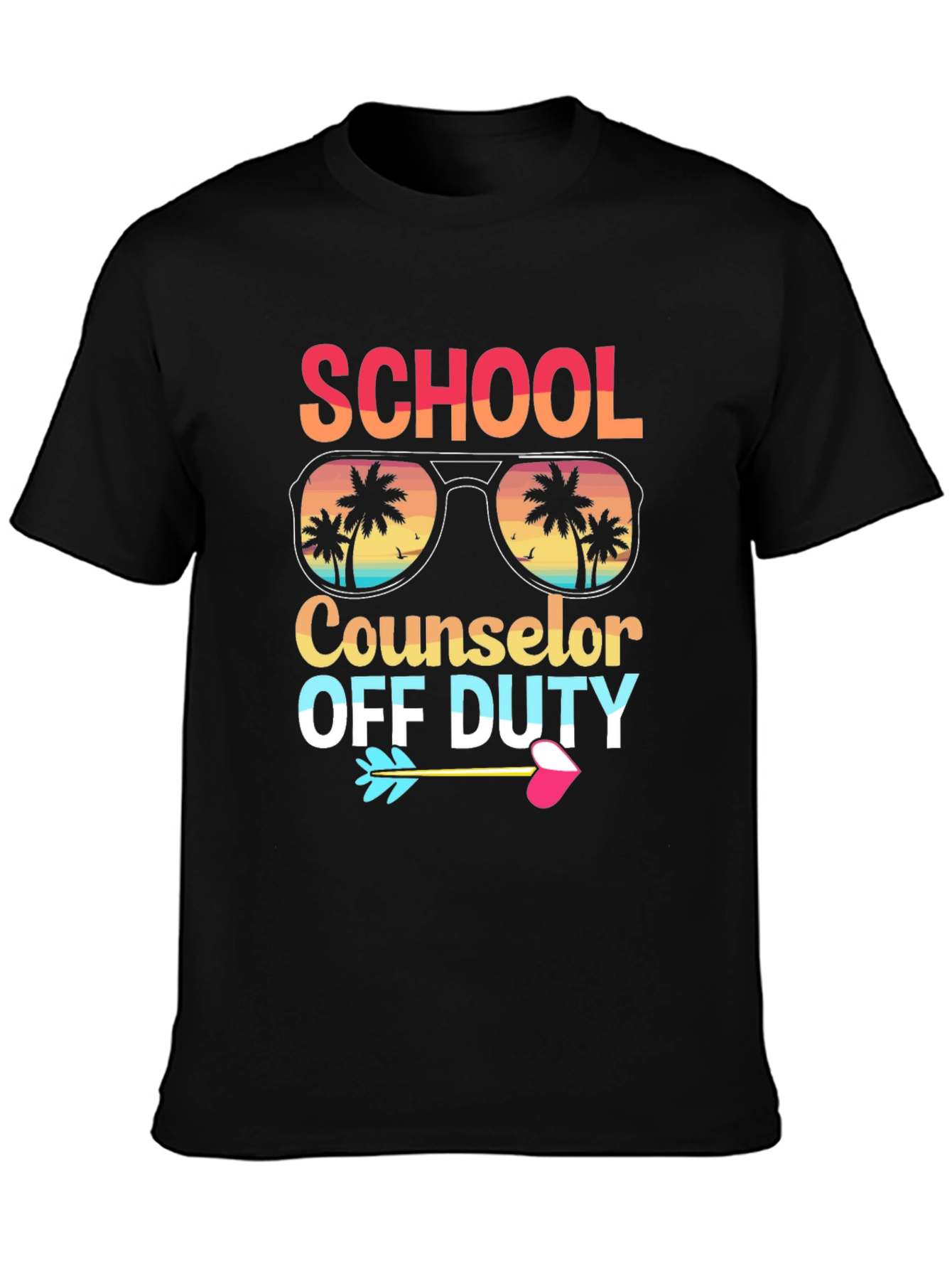 School Counselor Off Duty Graphic T-Shirt