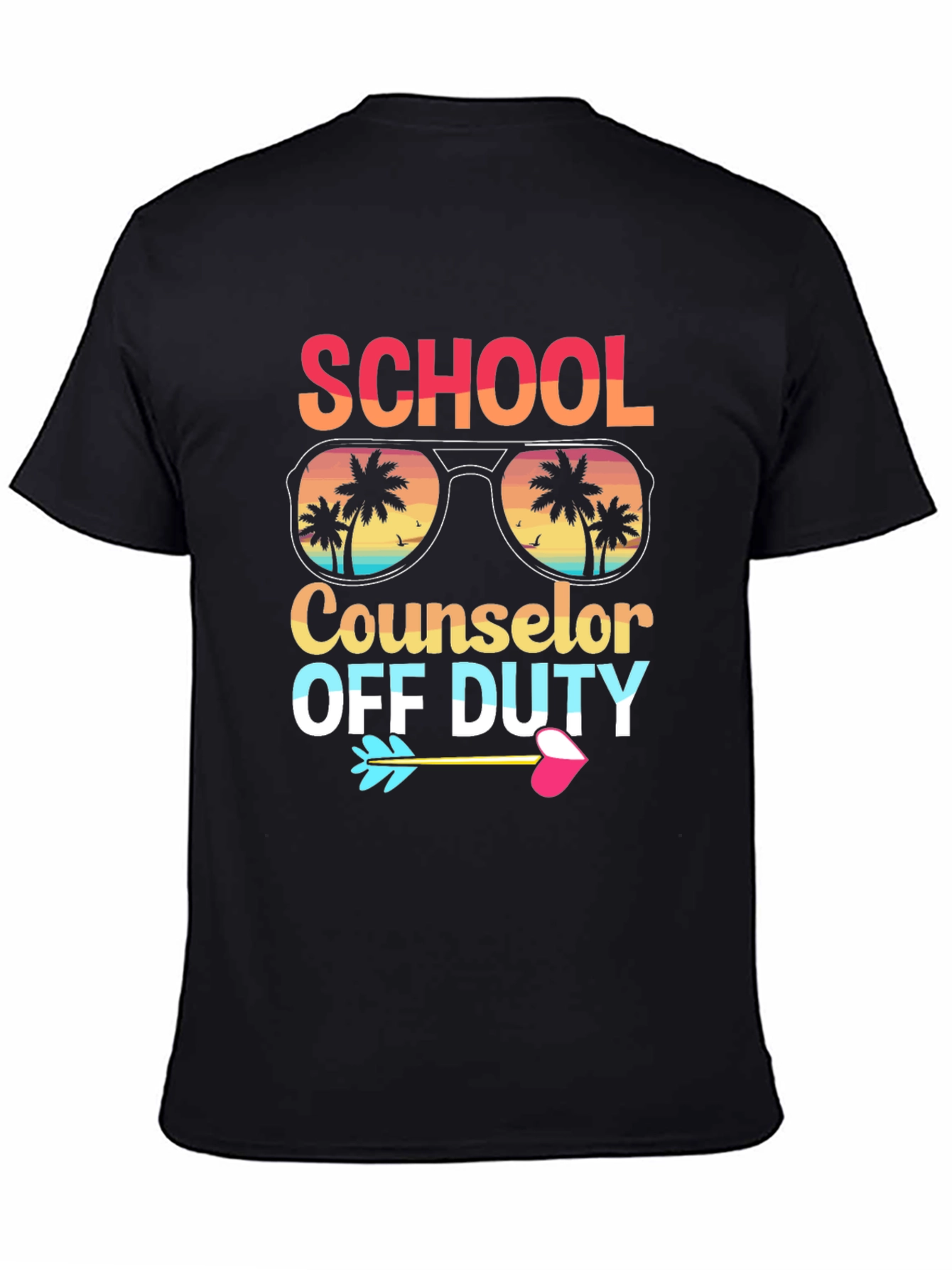 School Counselor Off Duty Graphic T-Shirt