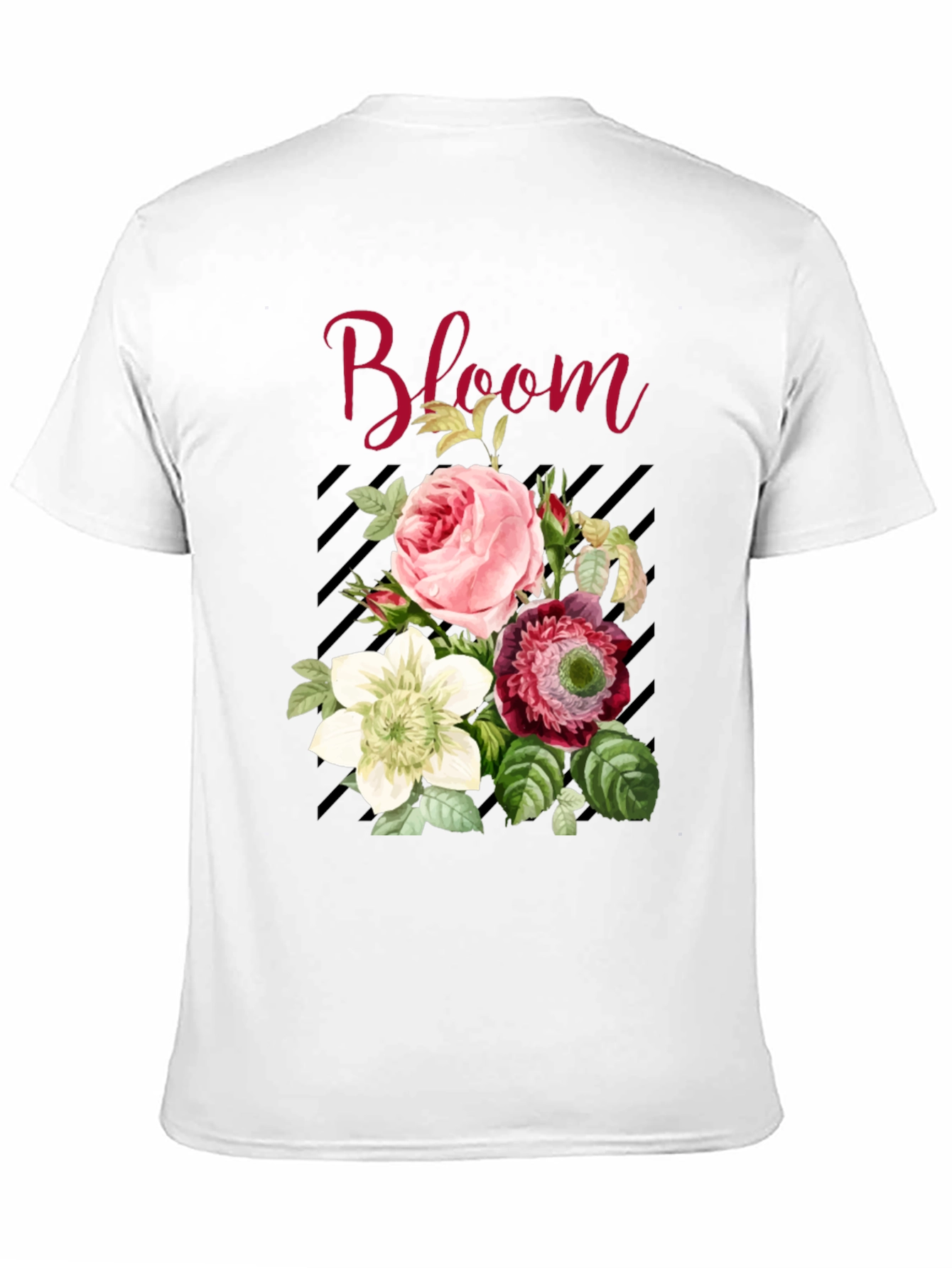 Bloom Floral Graphic Tee - Stylish Unisex T-Shirt