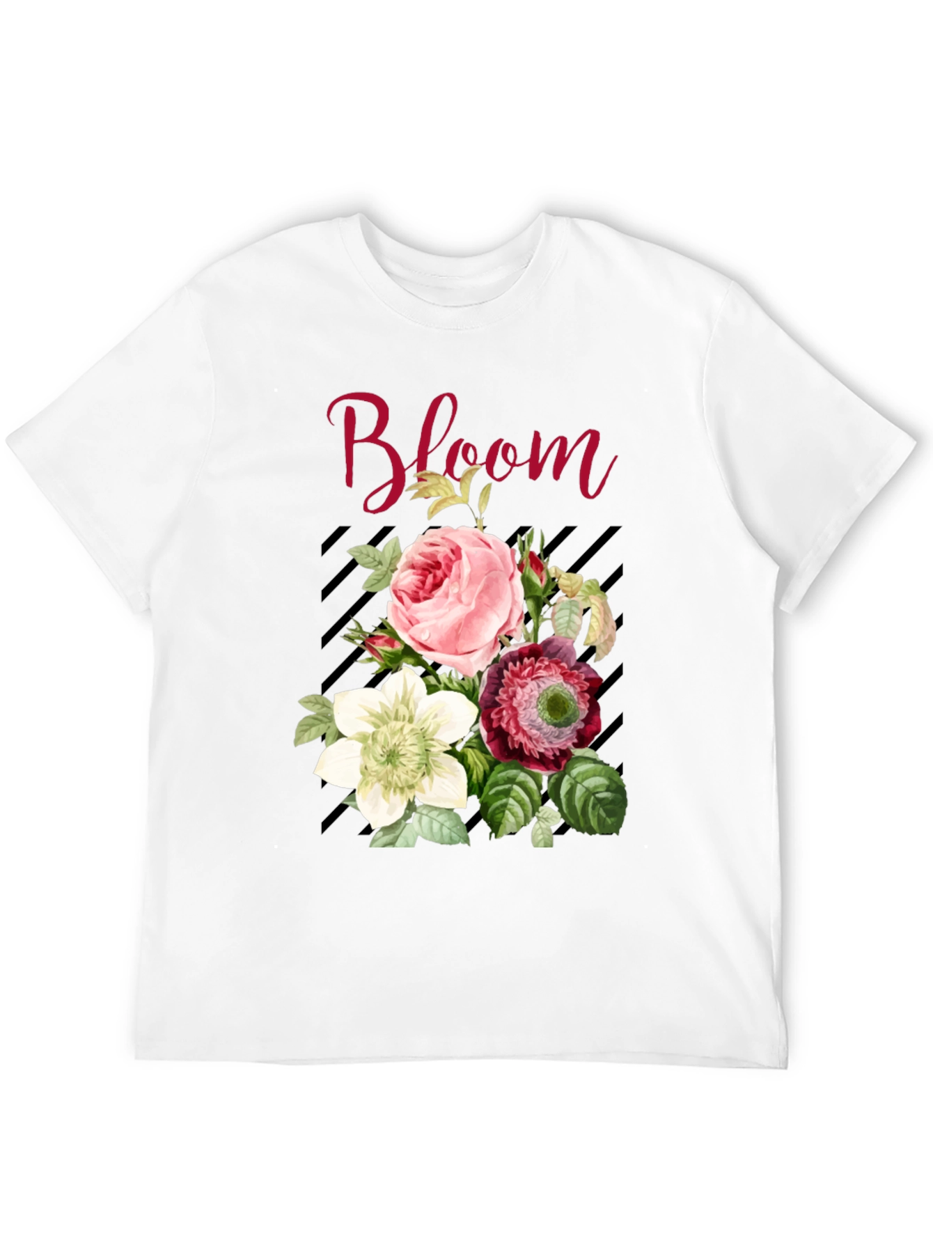 Bloom Floral Graphic Tee - Stylish Unisex T-Shirt