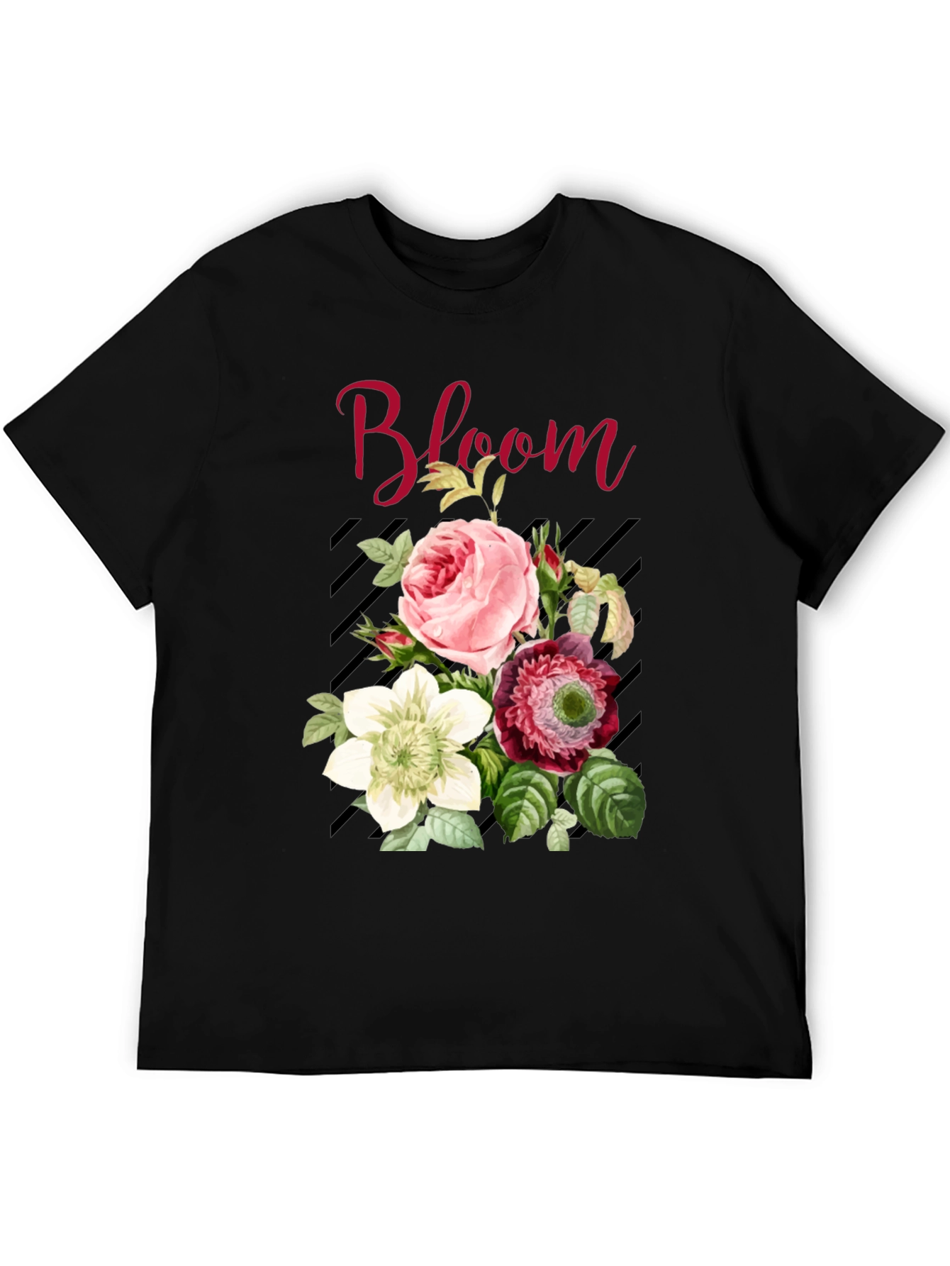 Bloom Floral Graphic Tee - Stylish Unisex T-Shirt