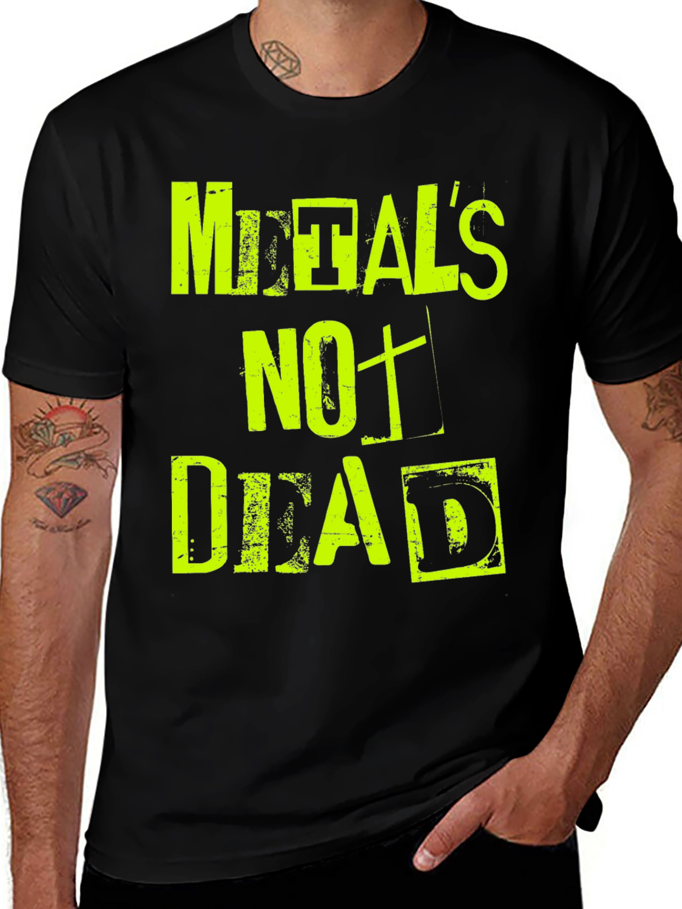 Metals Not Dead Black T-Shirt