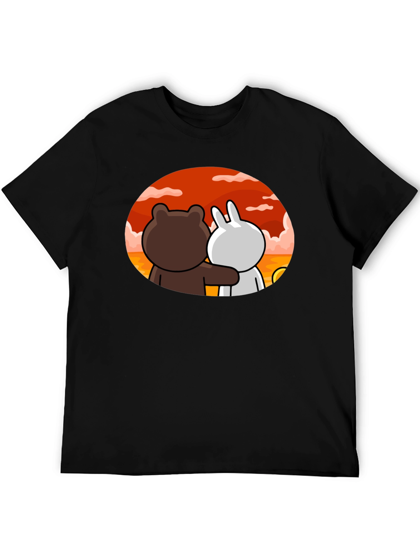 Cute Cartoon Couple T-Shirt