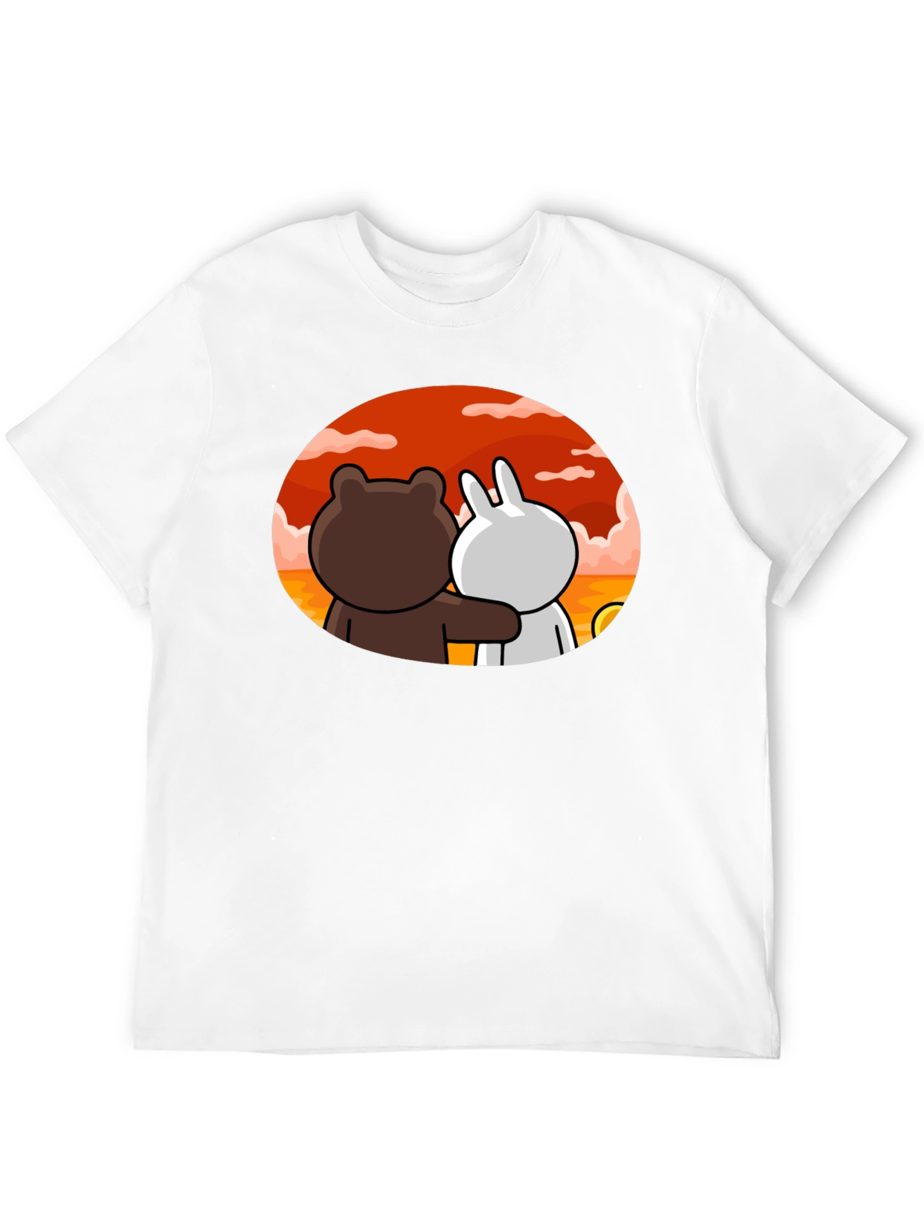 Cute Cartoon Couple T-Shirt
