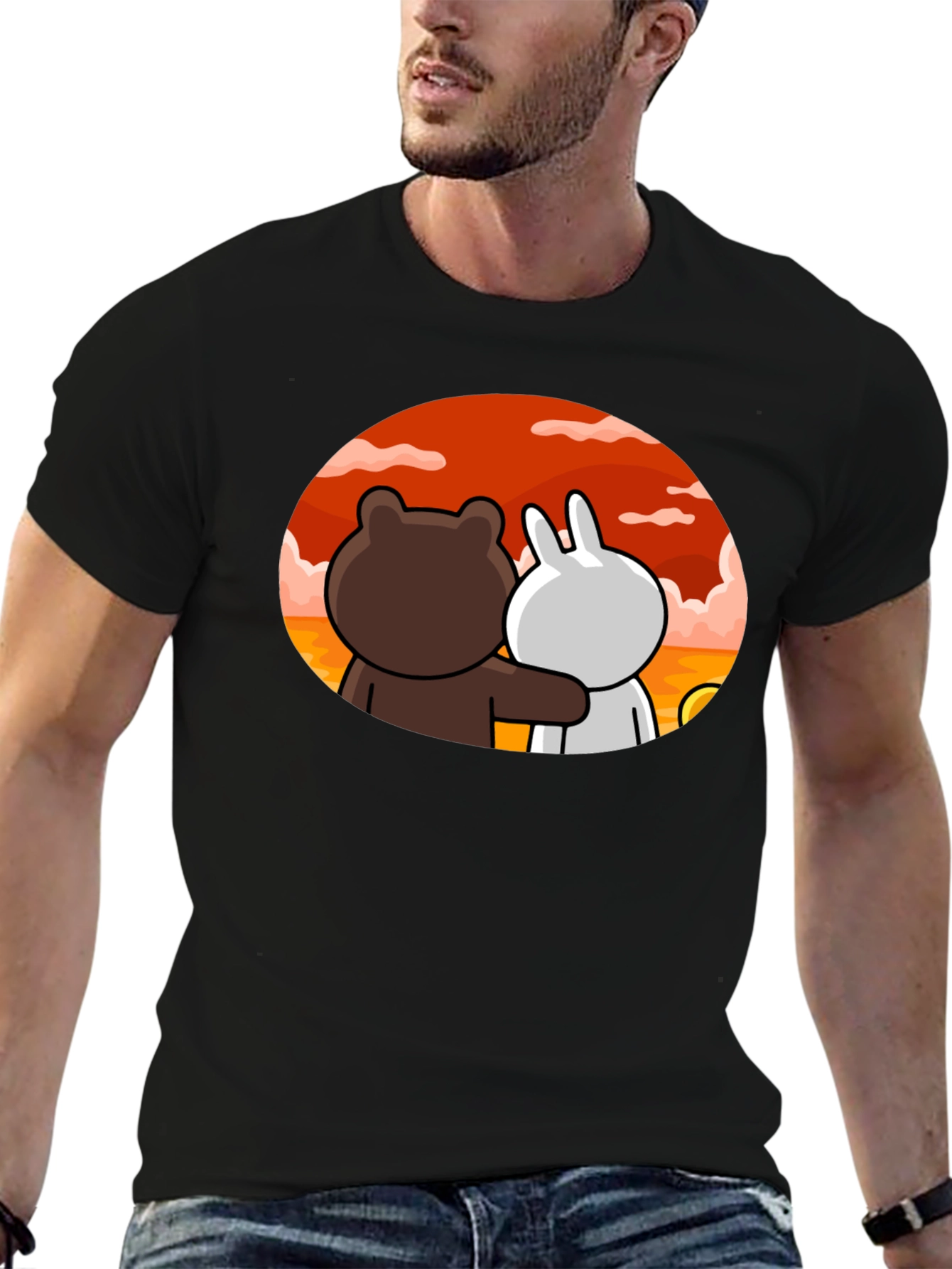 Cute Cartoon Couple T-Shirt