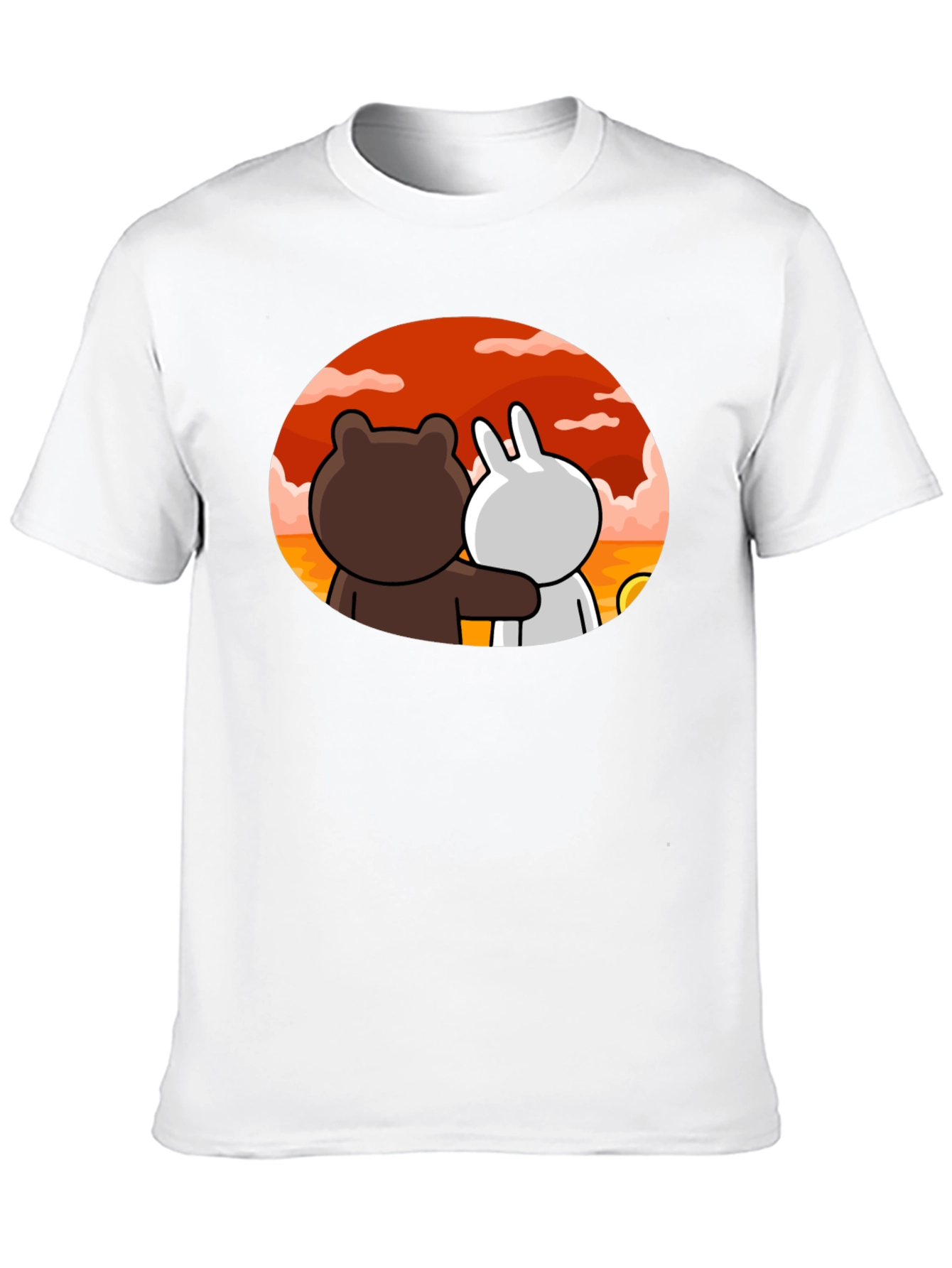 Cute Cartoon Couple T-Shirt