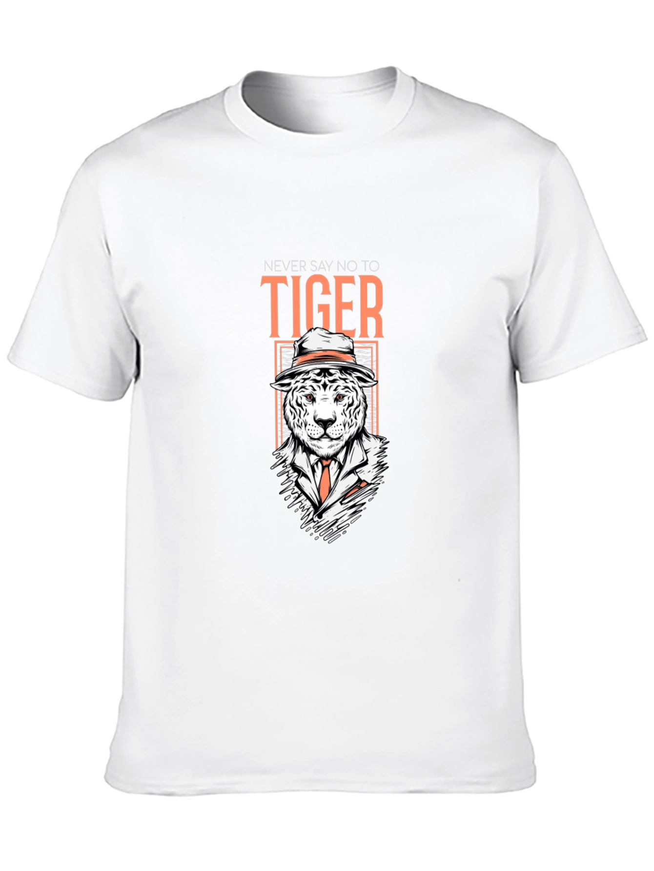 Stylish Tiger Suit T-Shirt - Never Say No