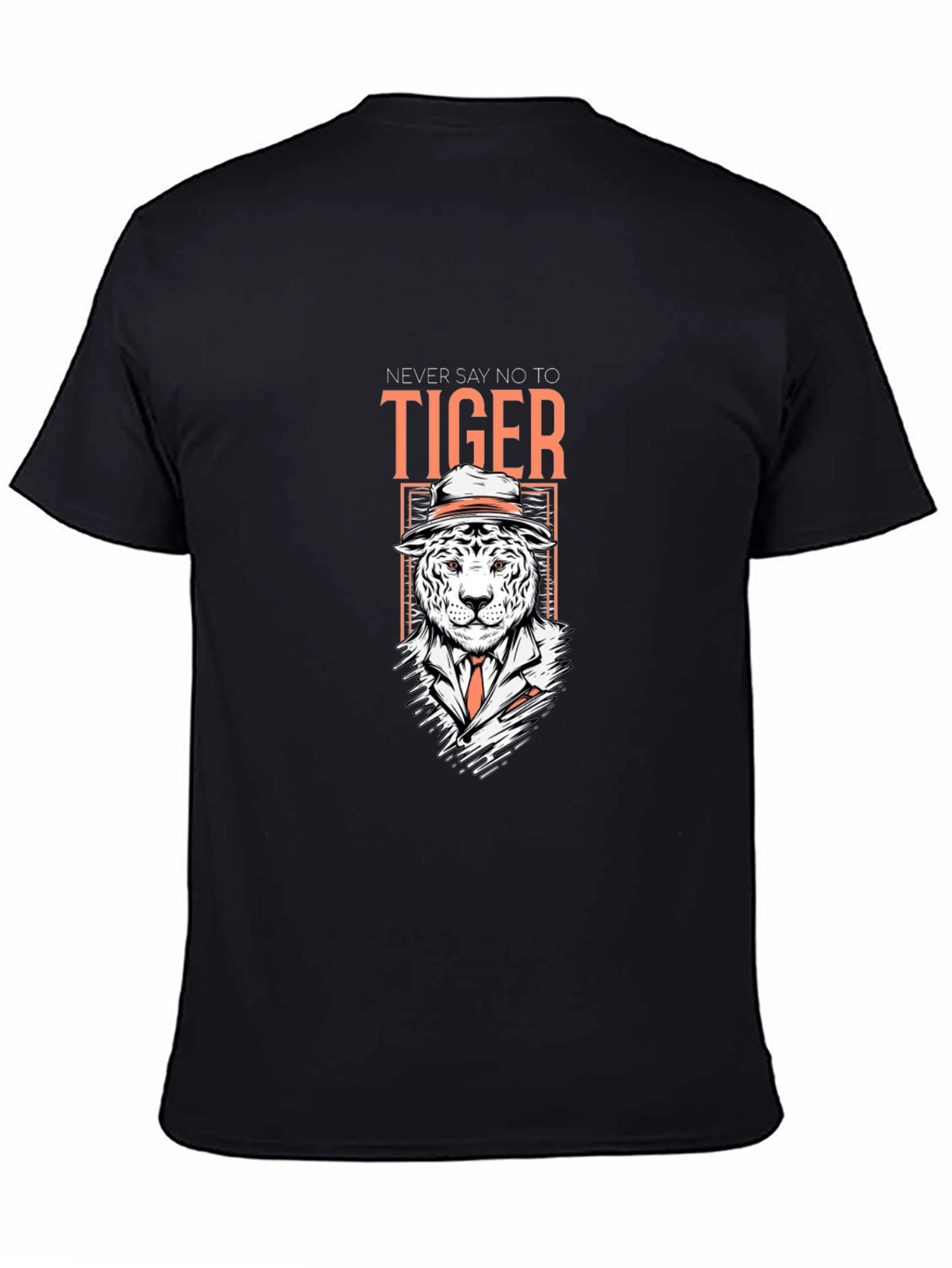 Stylish Tiger Suit T-Shirt - Never Say No