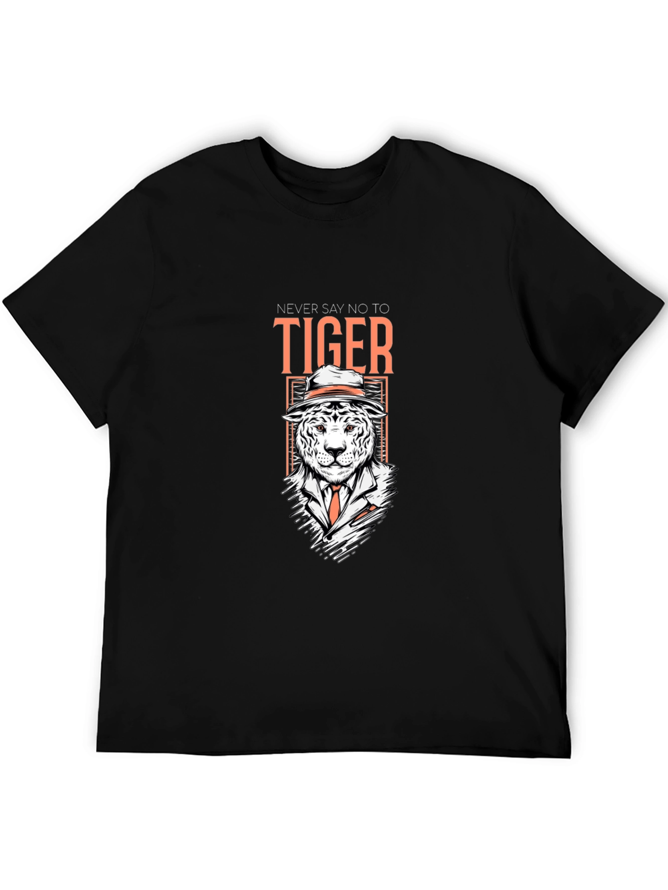 Stylish Tiger Suit T-Shirt - Never Say No