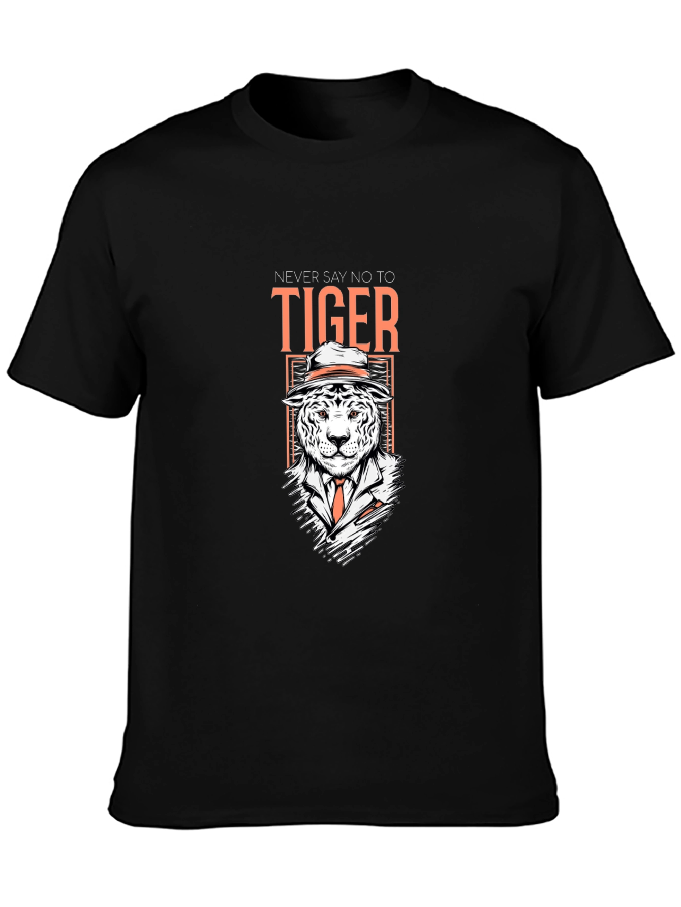 Stylish Tiger Suit T-Shirt - Never Say No