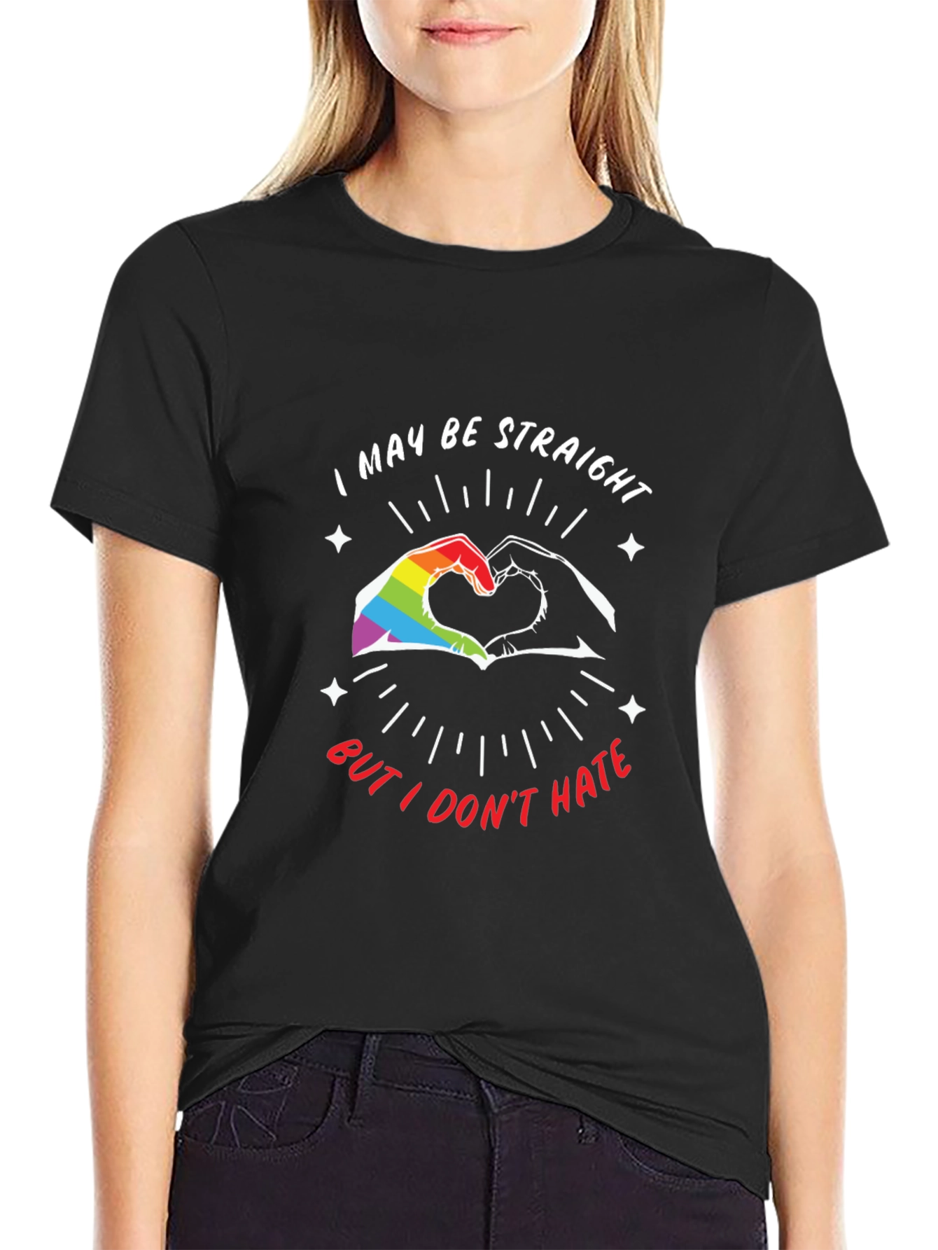 Straight But I Dont Hate LGBT Pride T-Shirt