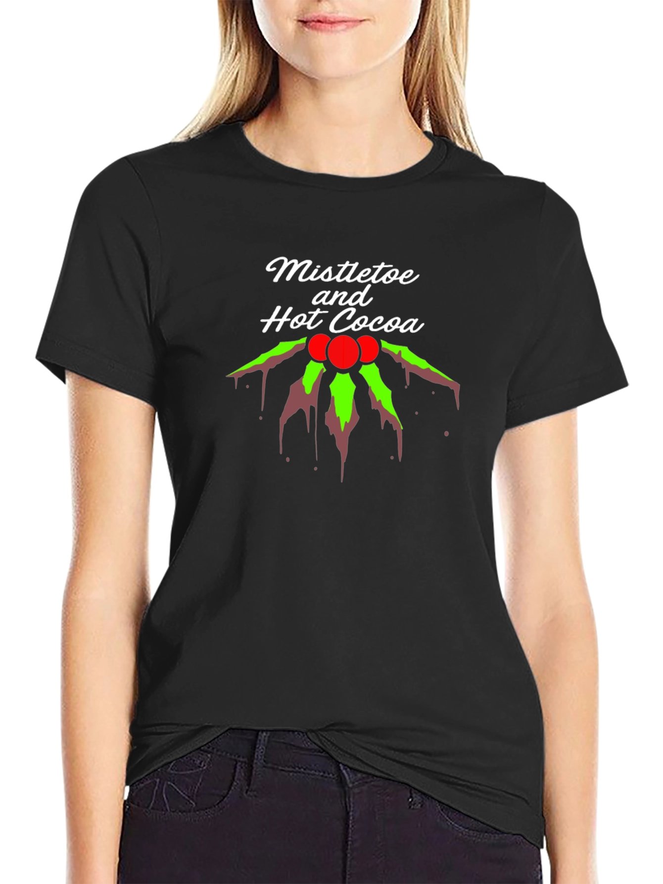 Mistletoe & Hot Cocoa Graphic T-Shirt