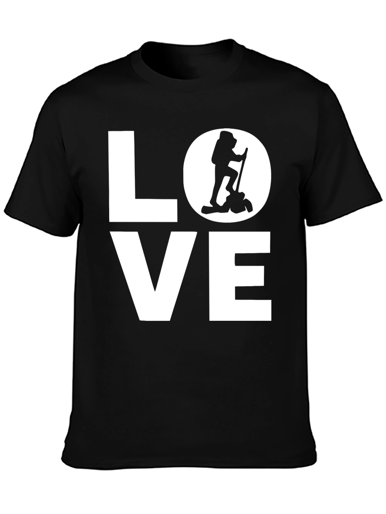 LOVE Hiking T-Shirt - Black Graphic Tee