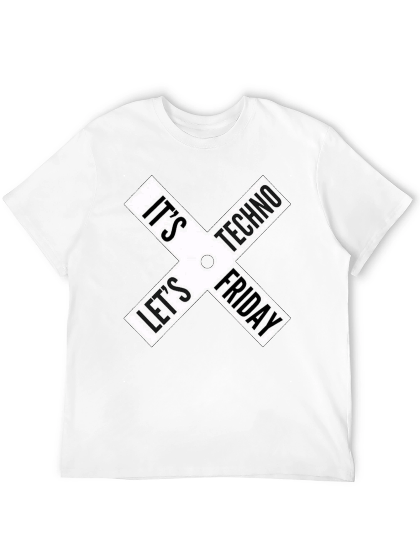 Its Techno Lets Friday Graphic T-Shirt