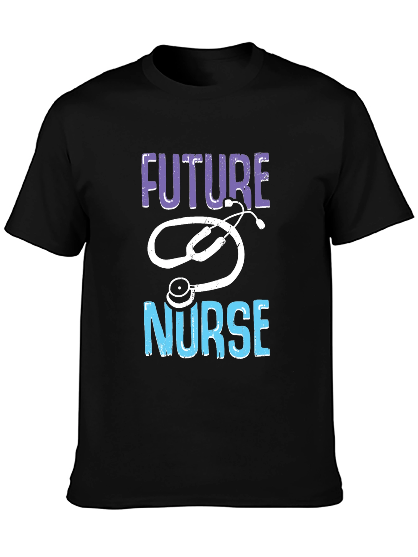 Future Nurse Graphic T-Shirt - Black