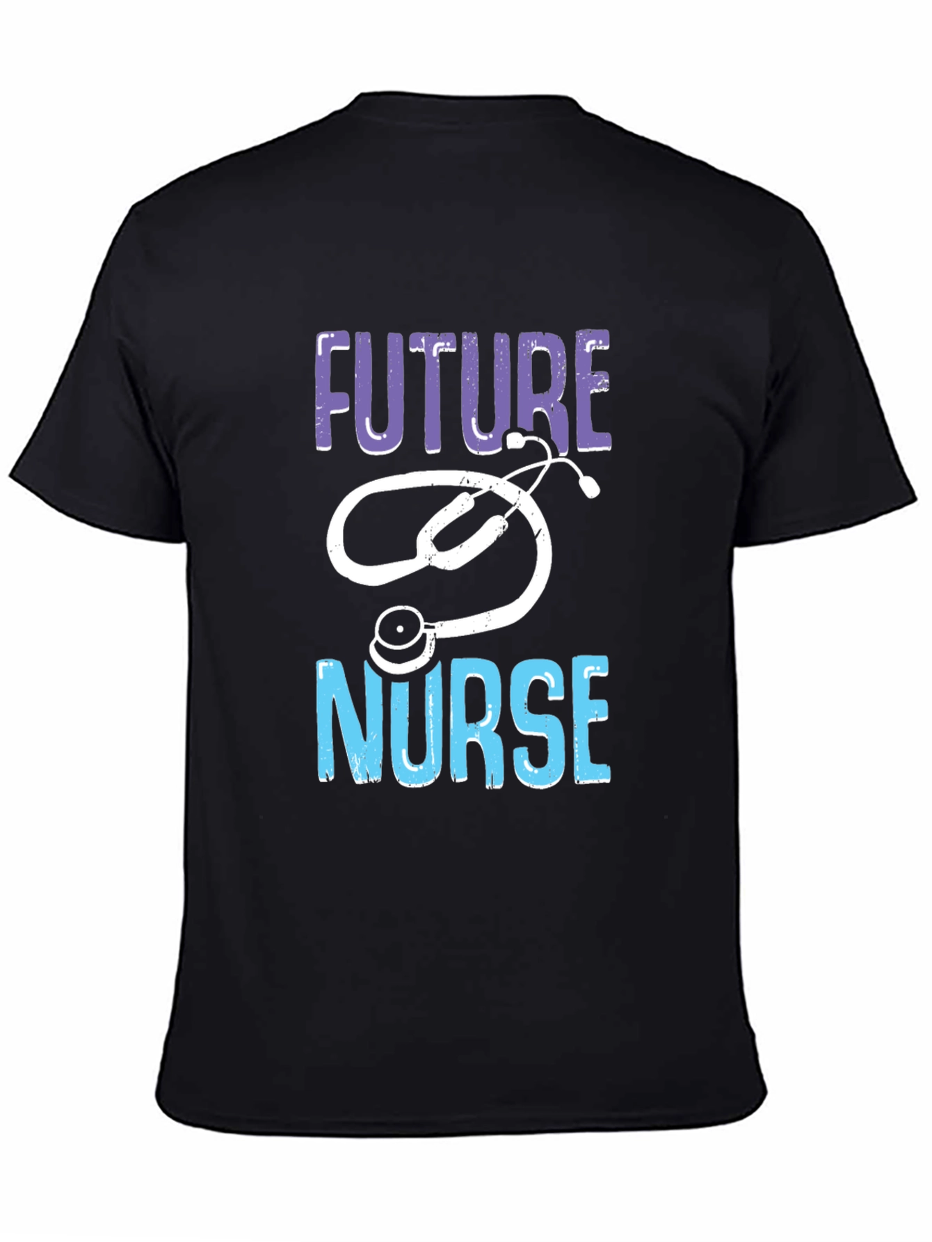 Future Nurse Graphic T-Shirt - Black
