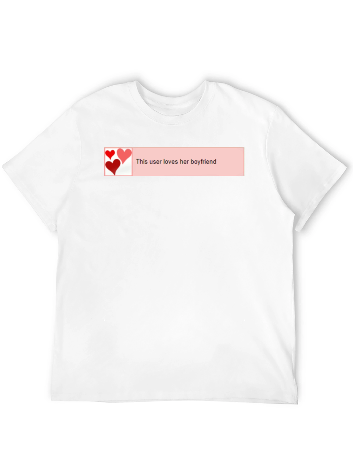 Loves Her Boyfriend Black T-Shirt