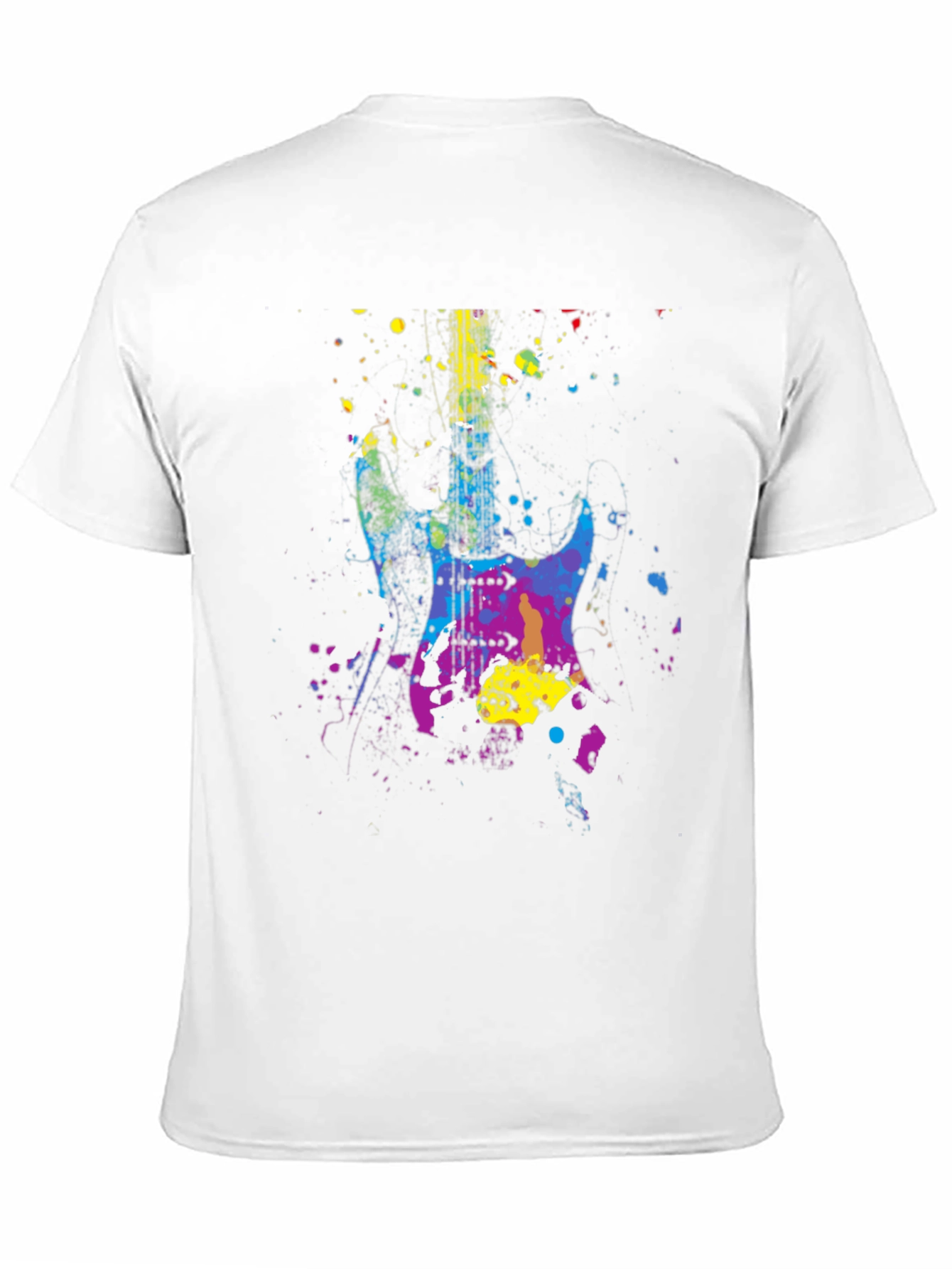 Abstract Guitar Graphic T-Shirt