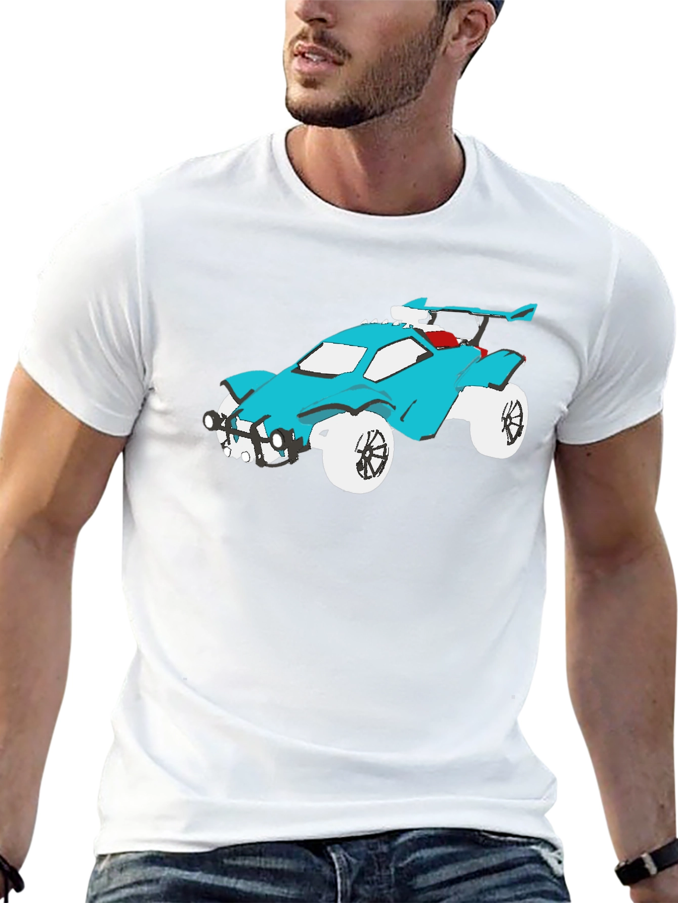 Rocket League Car Graphic Black T-Shirt