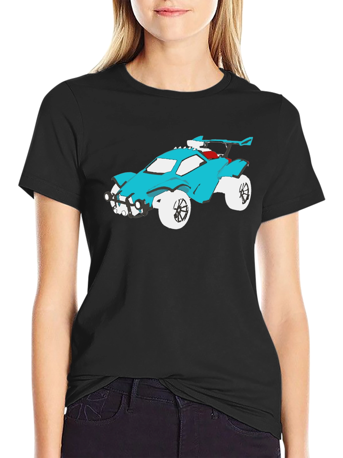 Rocket League Car Graphic Black T-Shirt