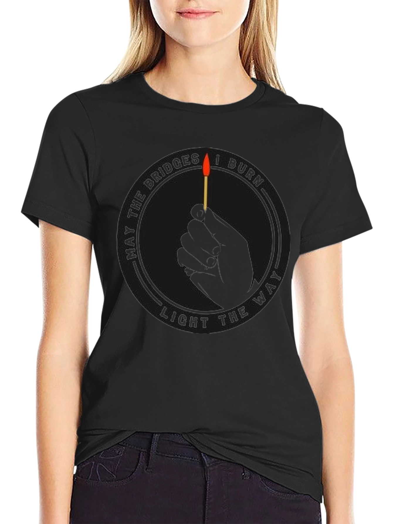 May the Bridges Burn Graphic Tee