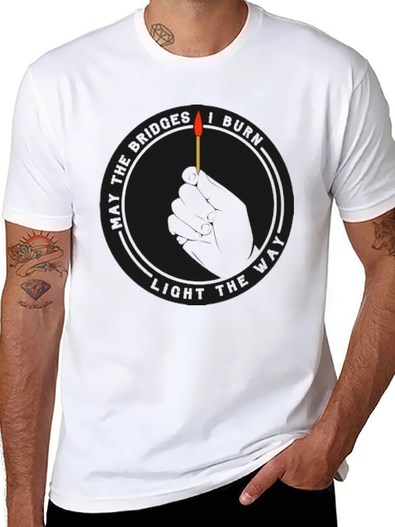May the Bridges Burn Graphic Tee