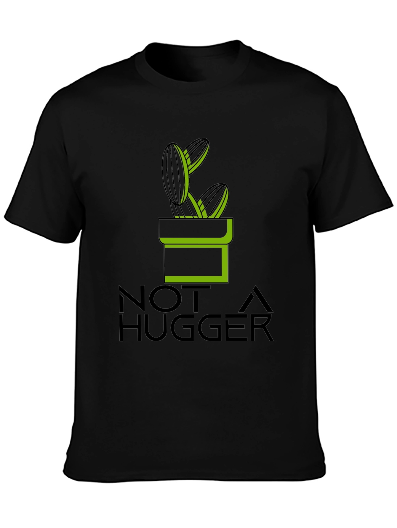 Not A Hugger Cactus T-Shirt - Unisex