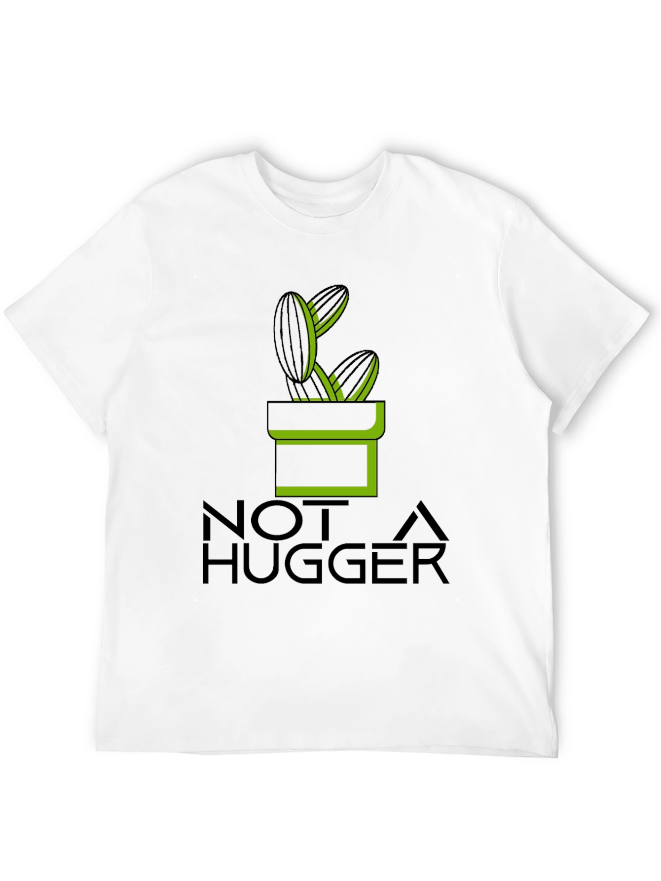 Not A Hugger Cactus T-Shirt - Unisex