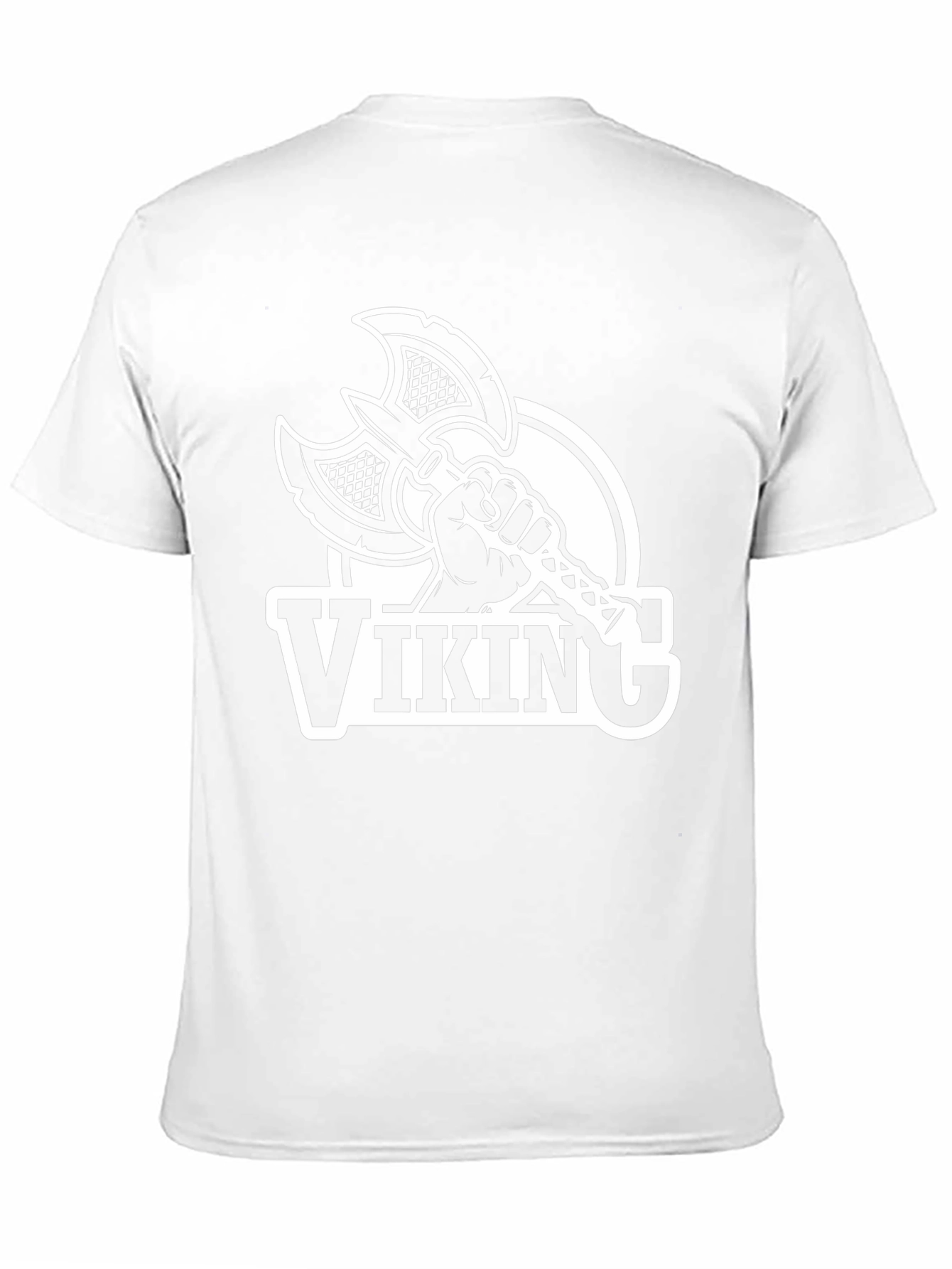 Viking Axe Graphic T-Shirt - Black Cotton Tee