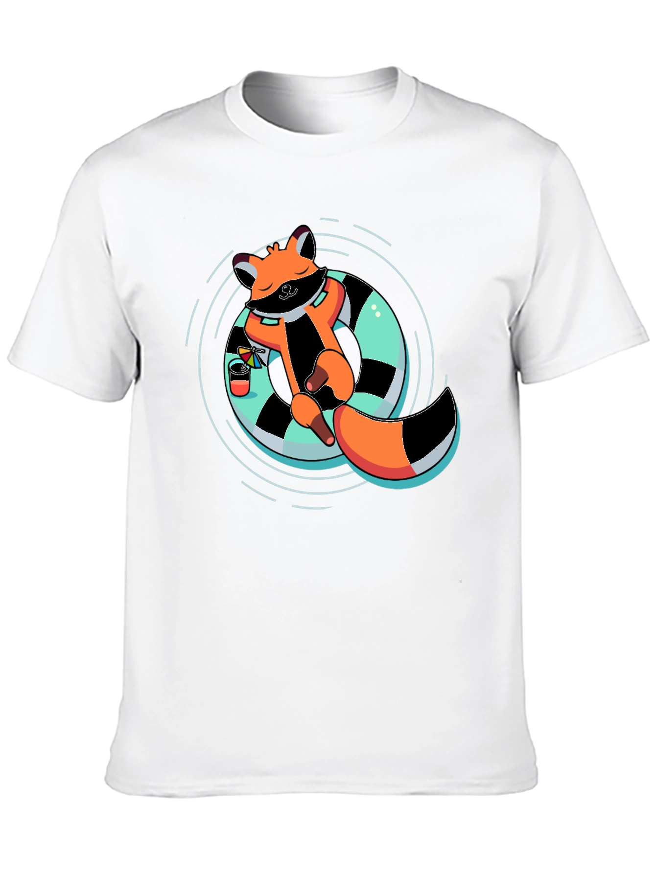 Cool Fox Lounging Graphic Tee