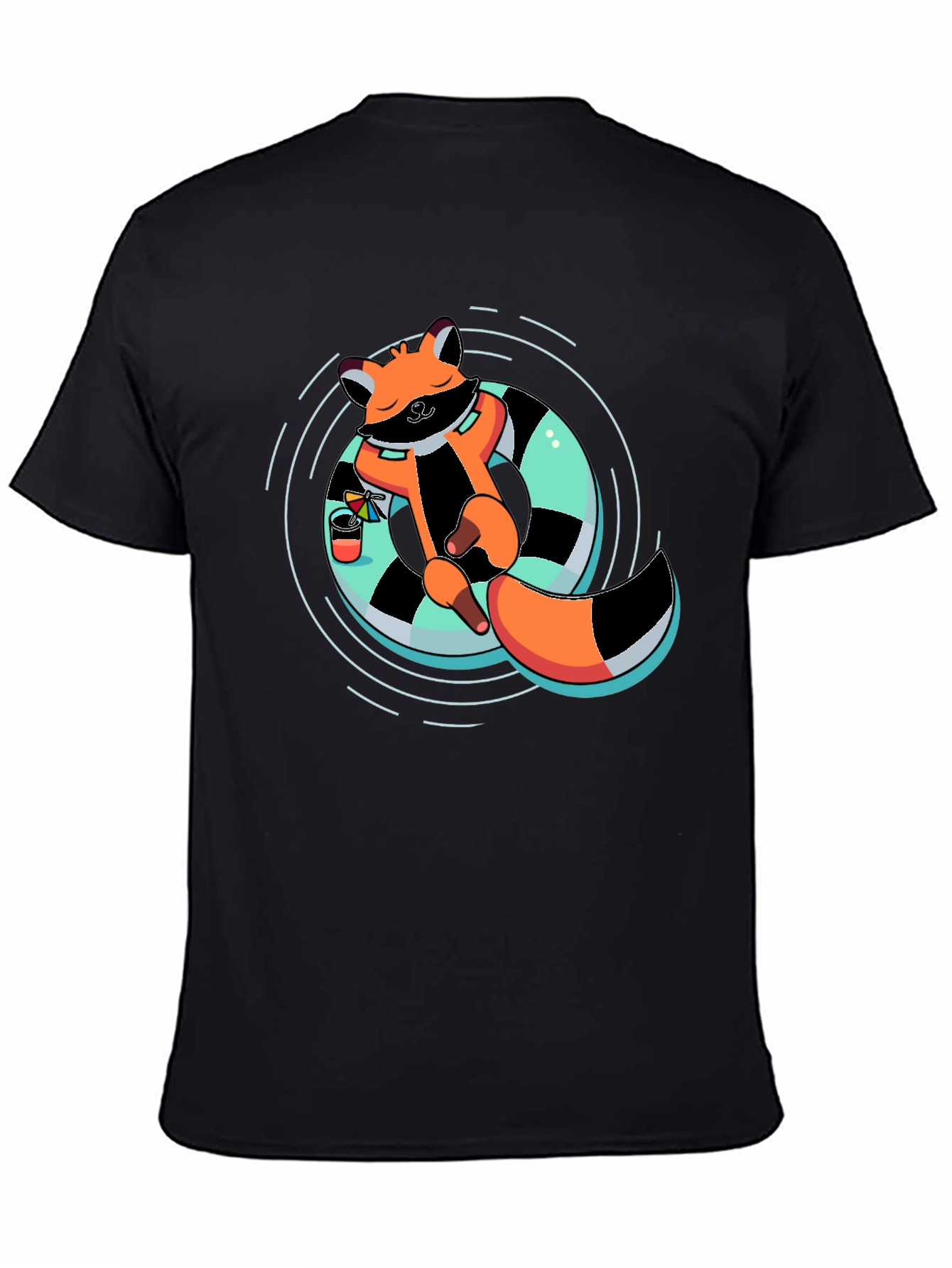 Cool Fox Lounging Graphic Tee