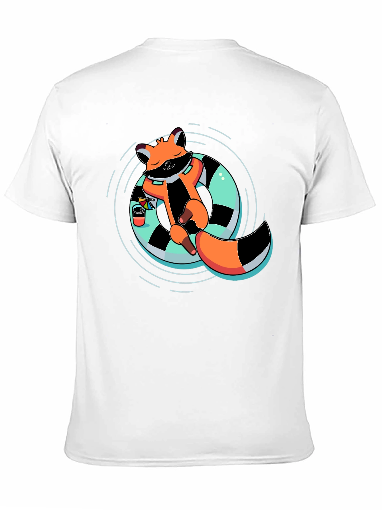 Cool Fox Lounging Graphic Tee