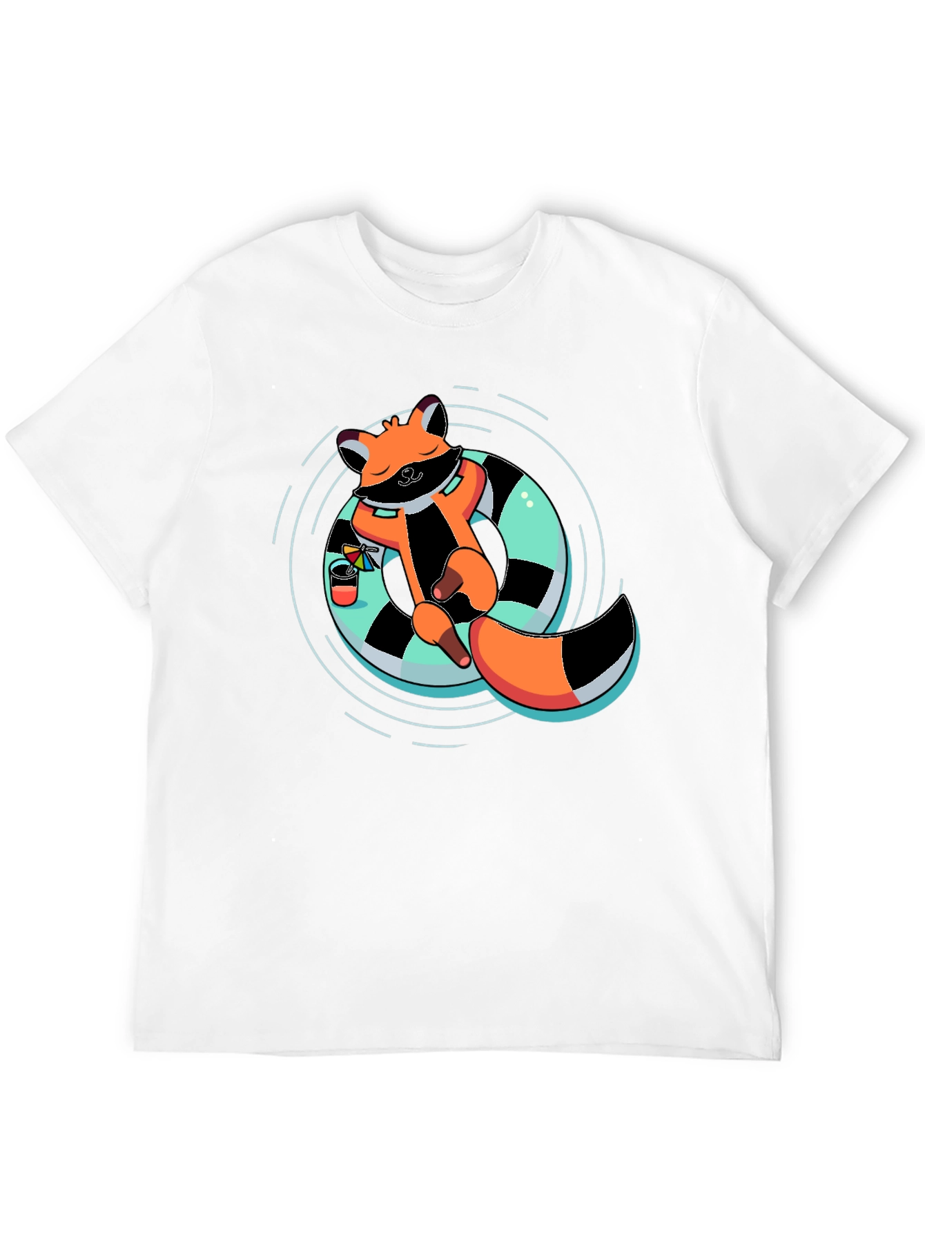 Cool Fox Lounging Graphic Tee