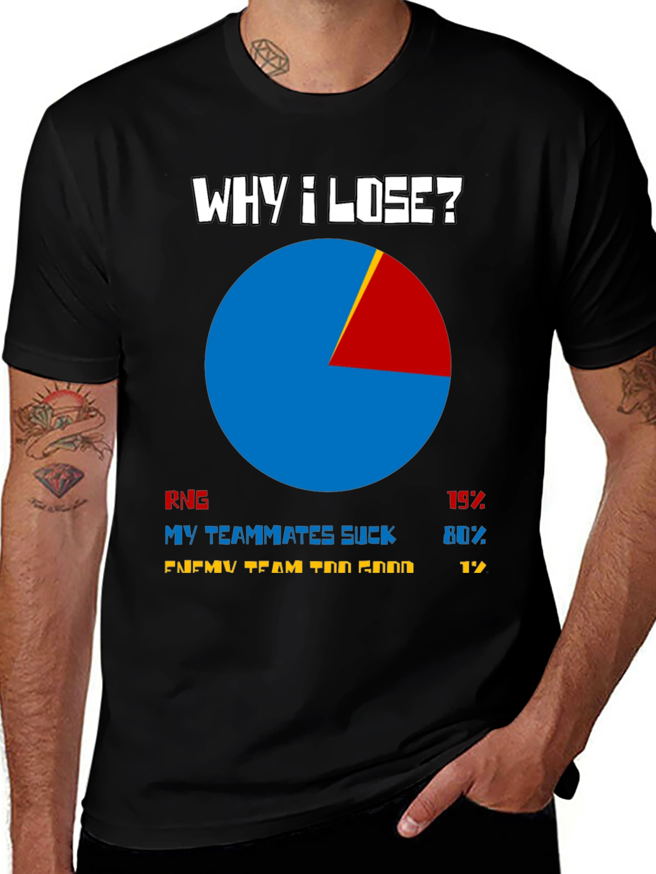 Why I Lose? T-Shirt: Funny Gamer Graphic Tee
