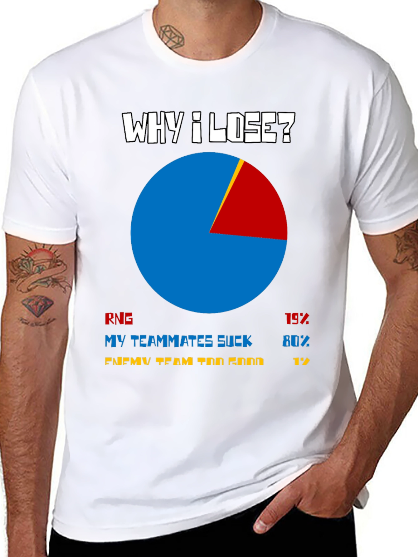 Why I Lose? T-Shirt: Funny Gamer Graphic Tee