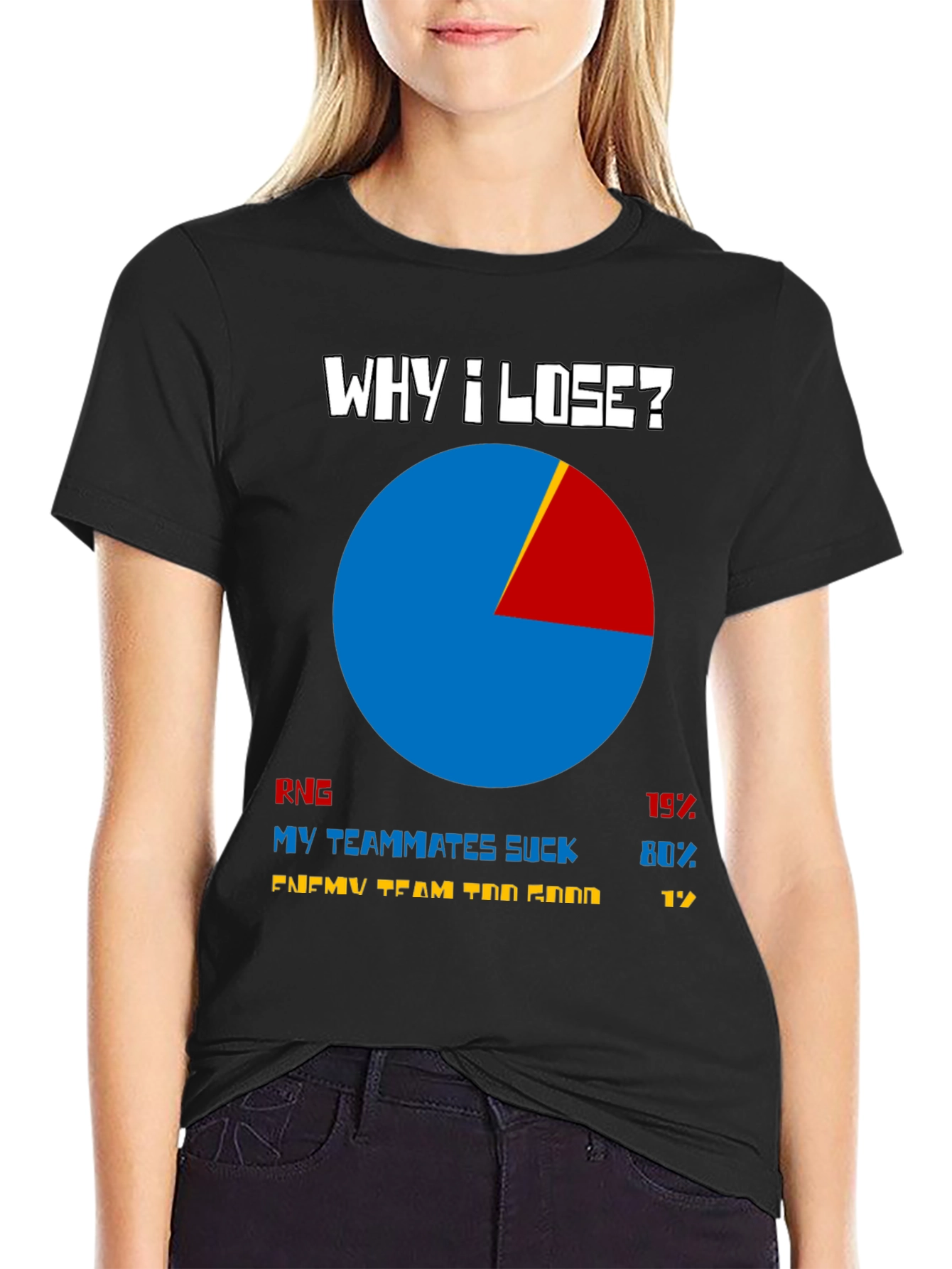 Why I Lose? T-Shirt: Funny Gamer Graphic Tee